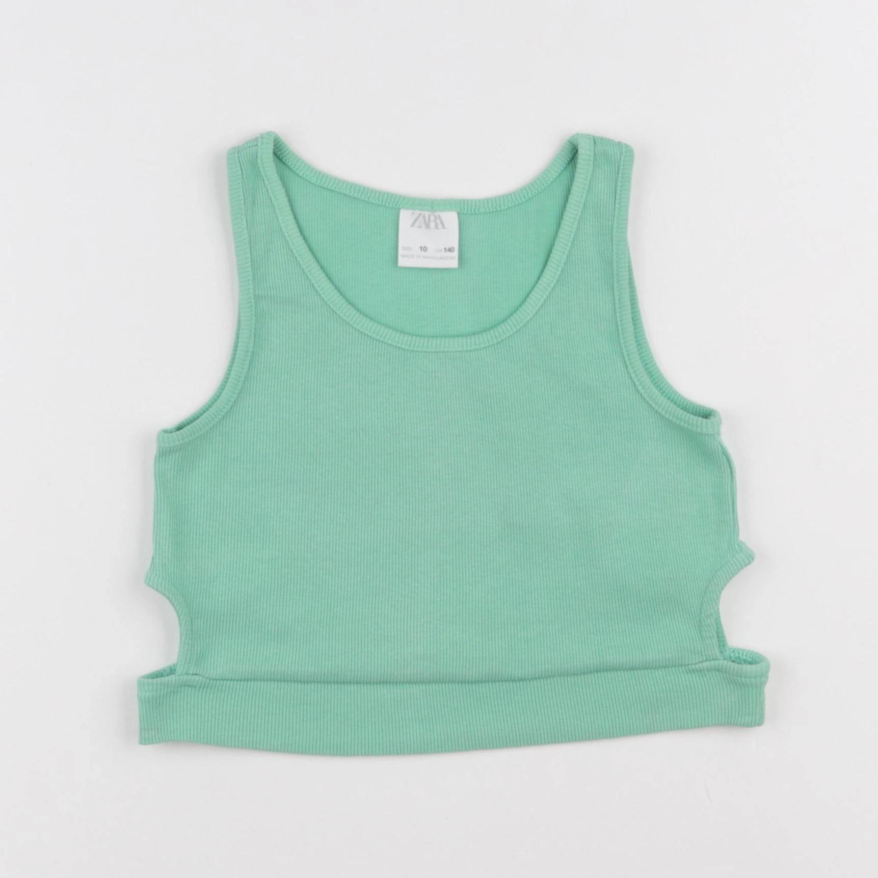 Zara - débardeur vert - 10 ans