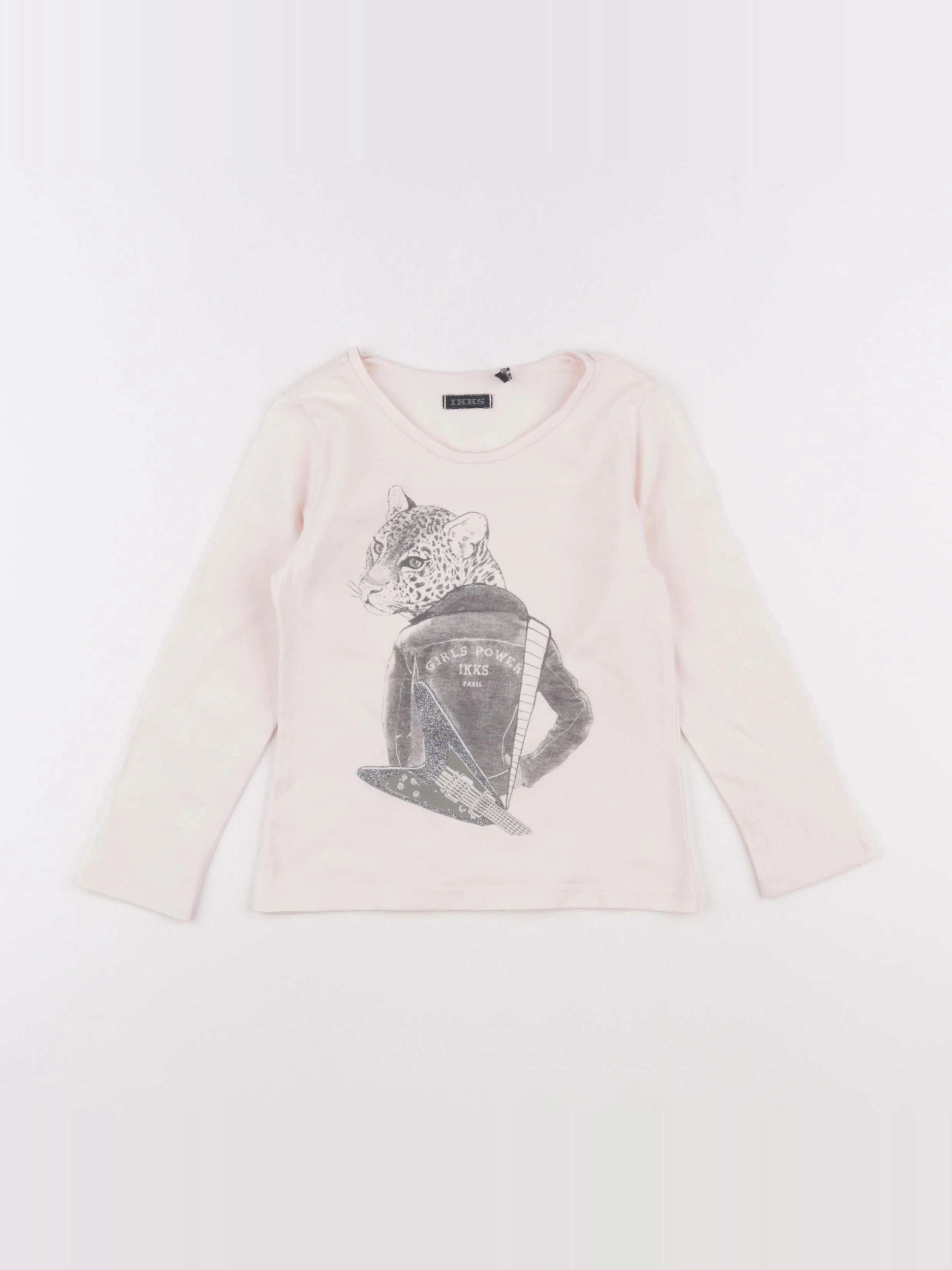 IKKS - tee-shirt rose - 3 ans