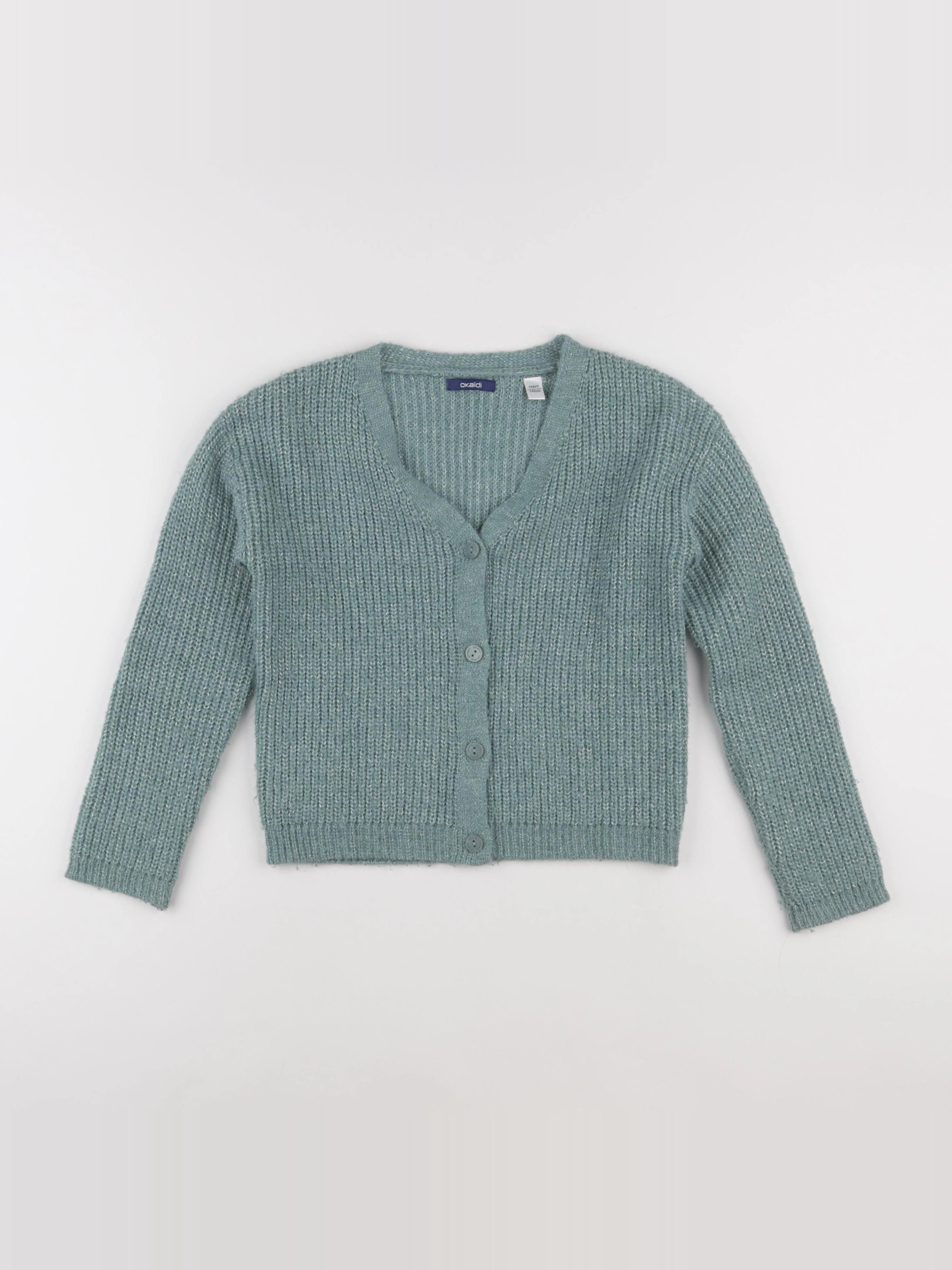 Okaidi - gilet bleu - 10 ans