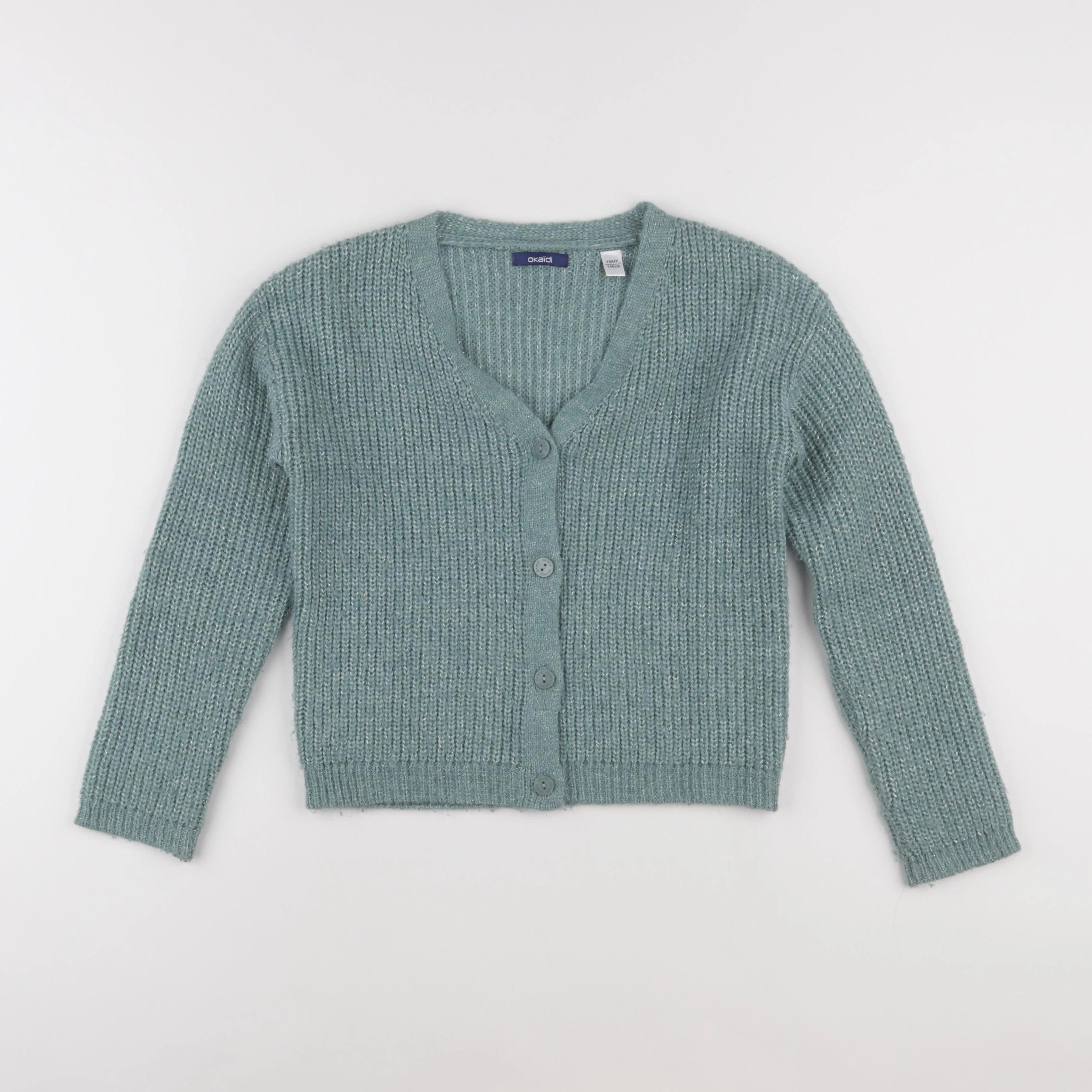 Okaidi - gilet bleu - 10 ans
