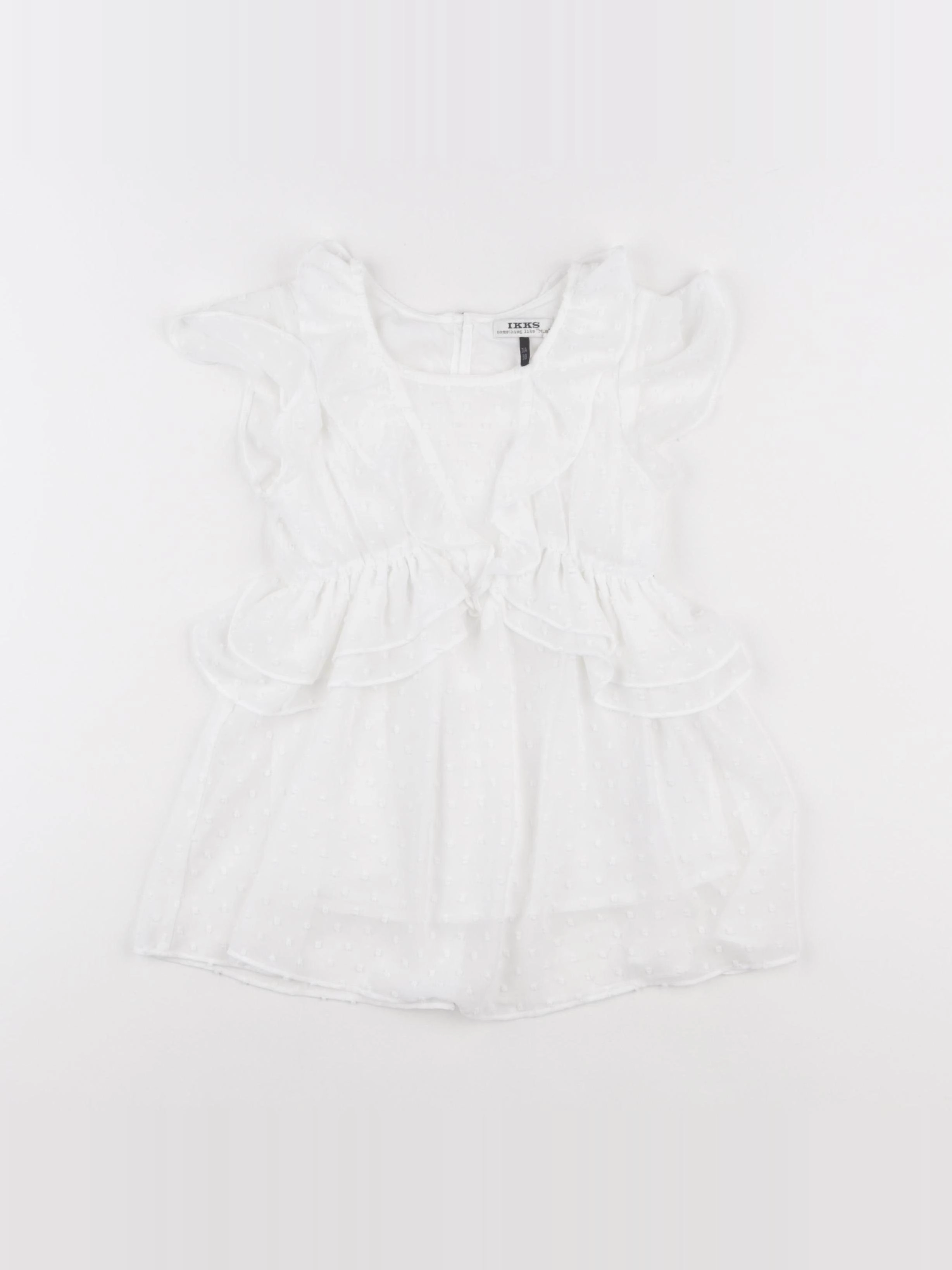 IKKS - robe blanc - 3 ans