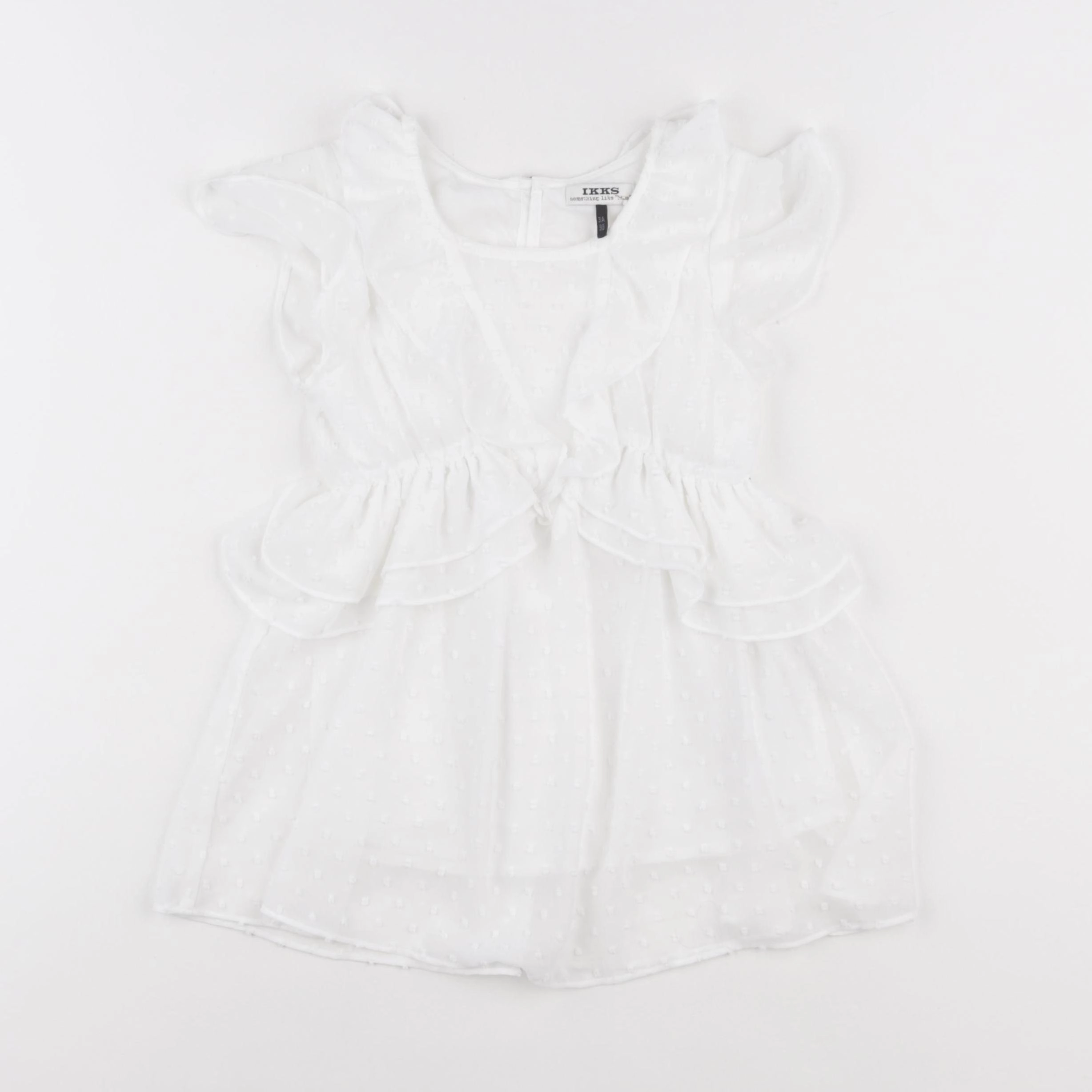 IKKS - robe blanc - 3 ans