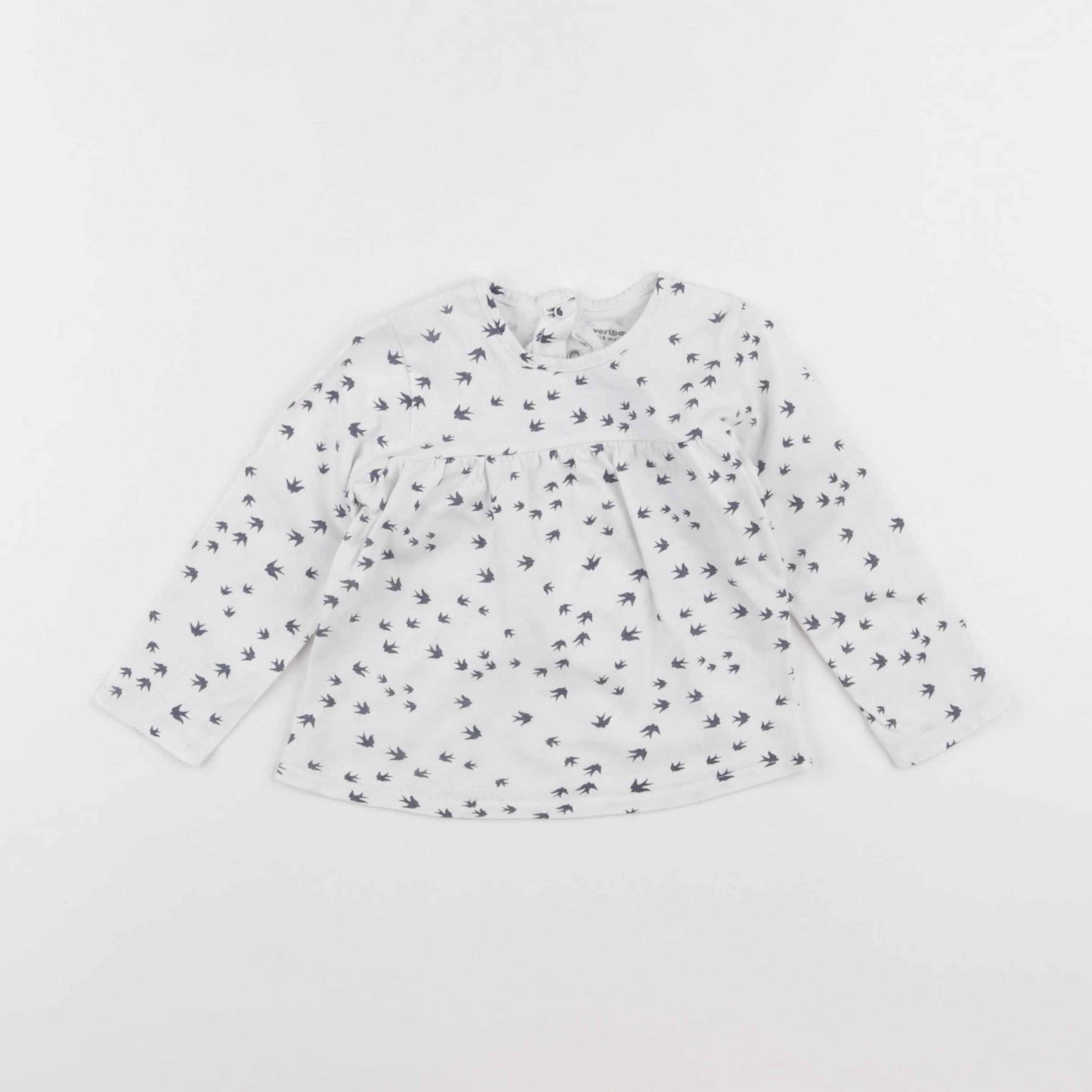 Vertbaudet - tee-shirt blanc - 18 mois
