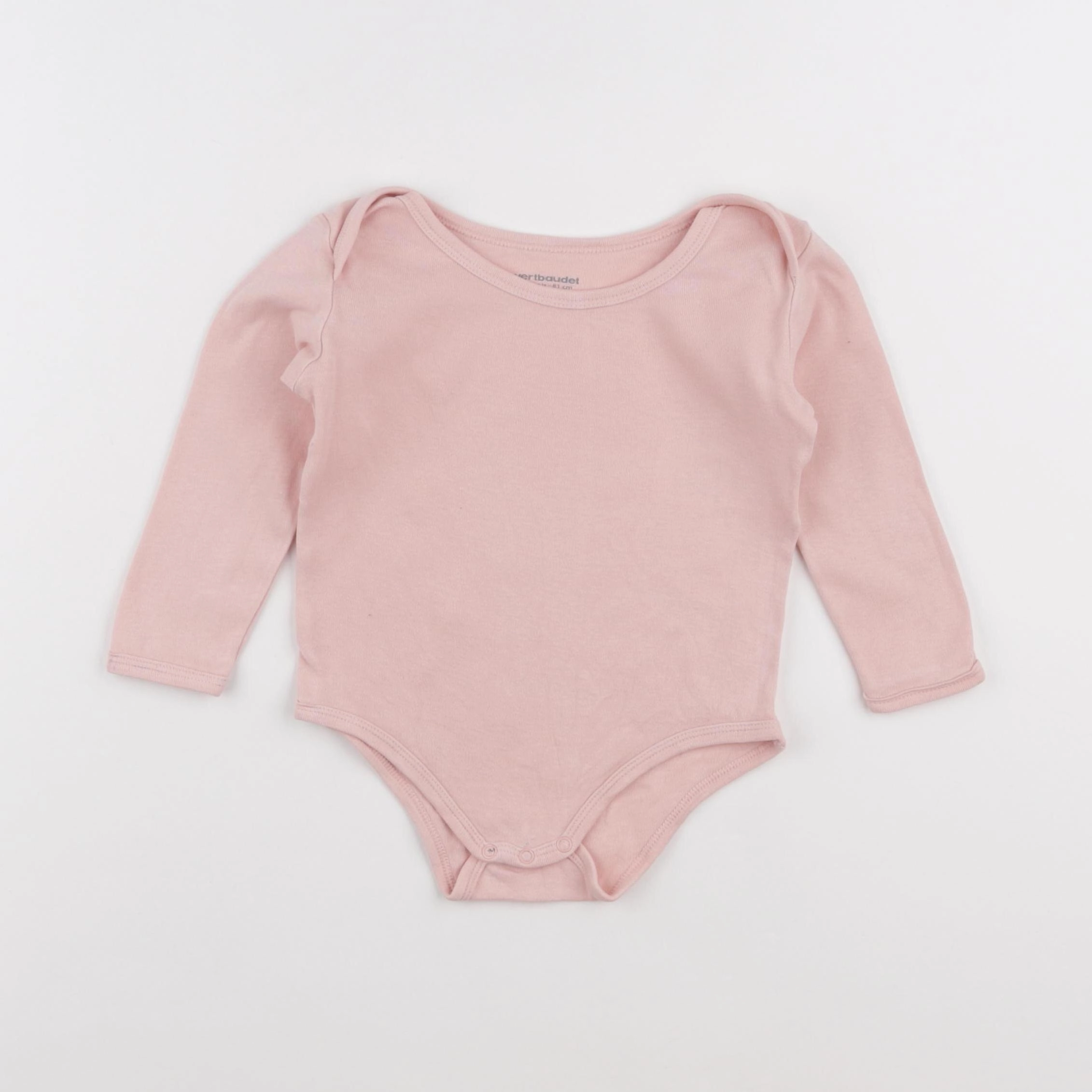 Vertbaudet - body rose - 18 mois