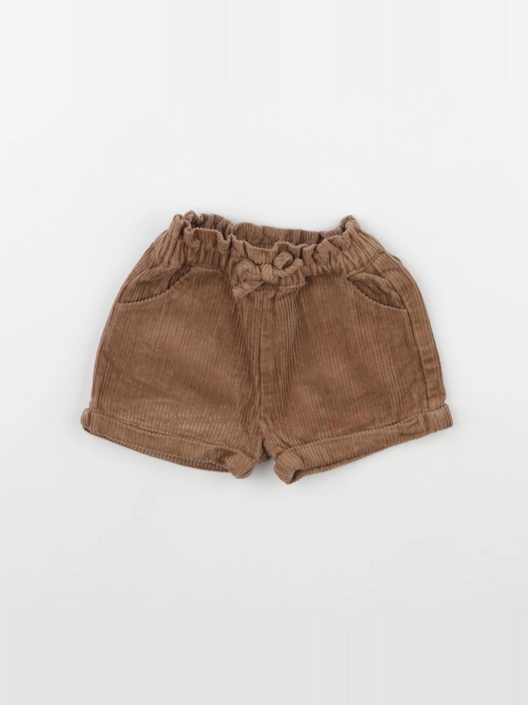 Vertbaudet - short marron - 6 mois