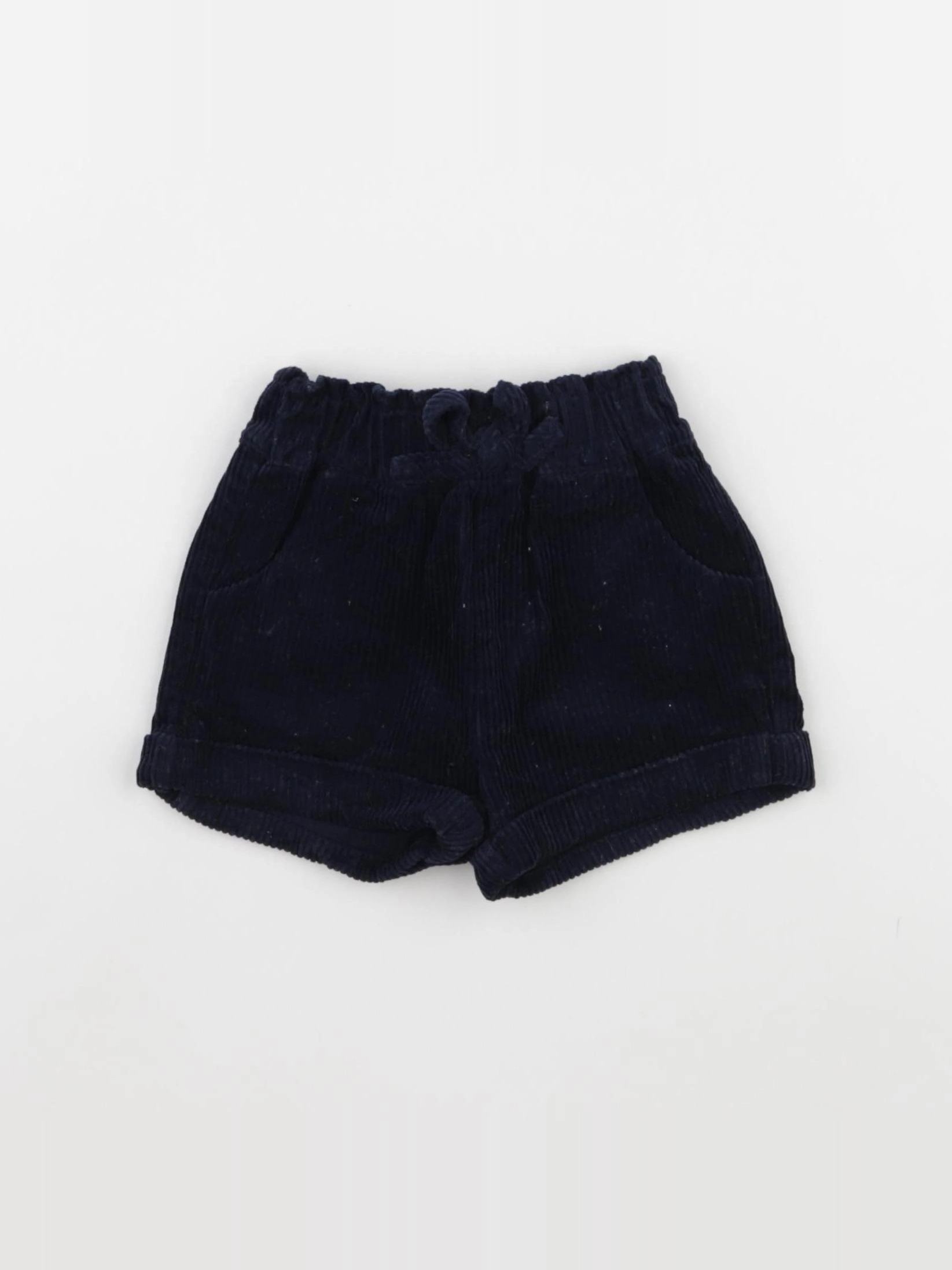 Vertbaudet - short bleu - 9 mois