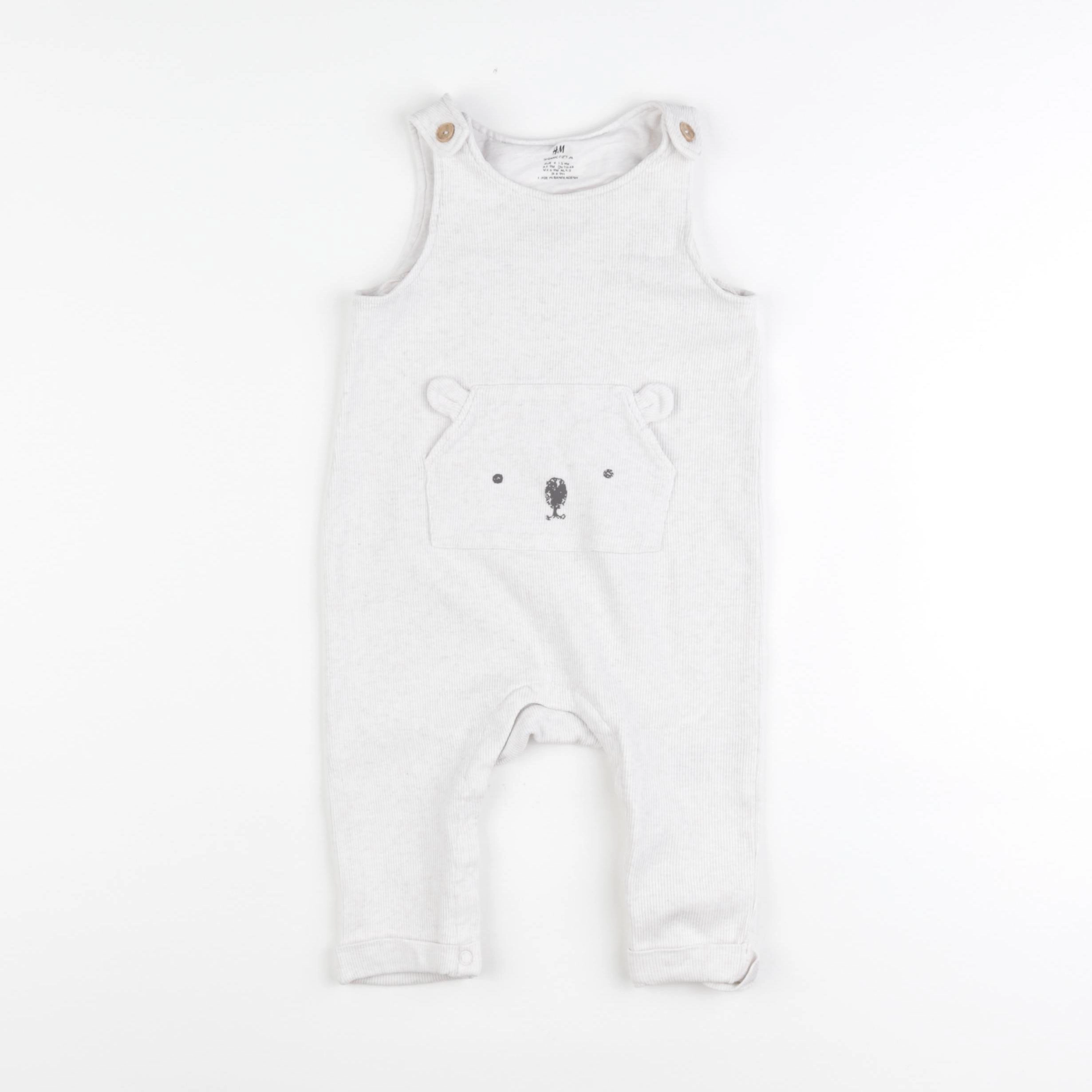 H&M - combinaison beige - 6/9 mois