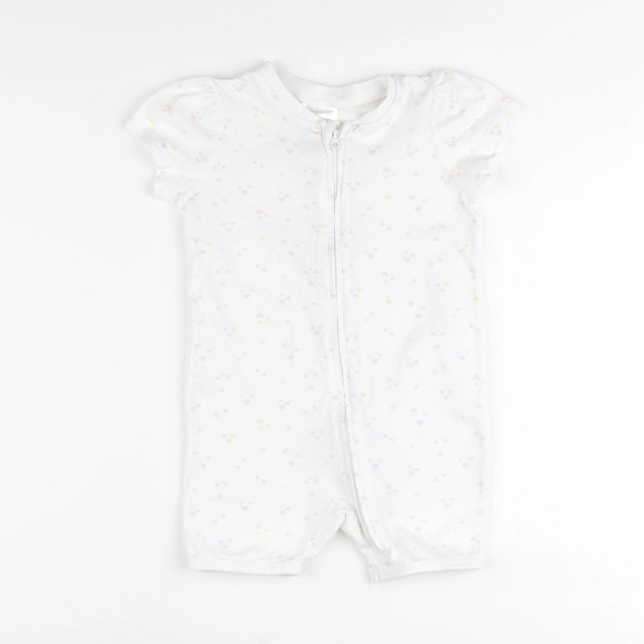 H&M - pyjama coton blanc - 9/12 mois