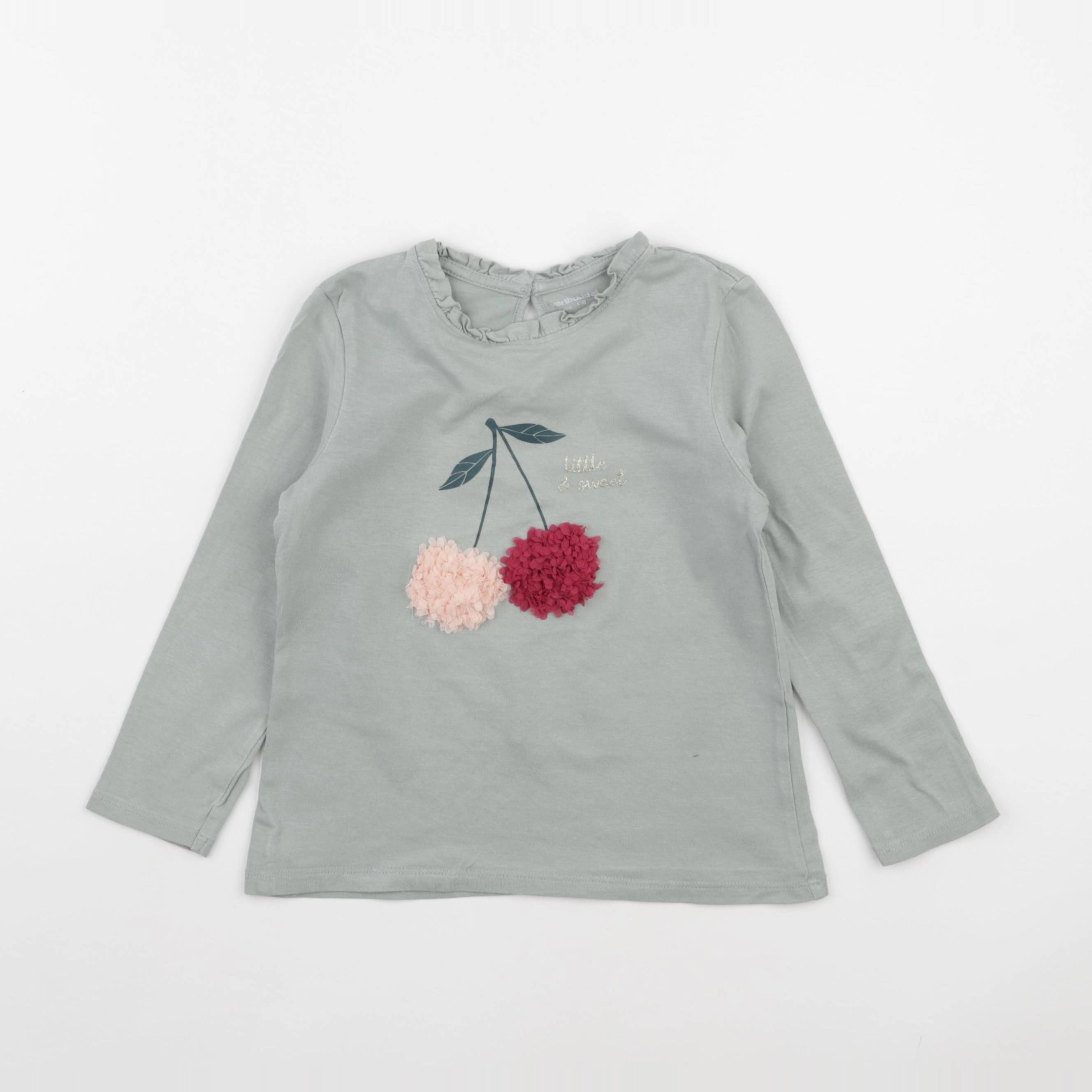 Vertbaudet - tee-shirt vert - 6 ans