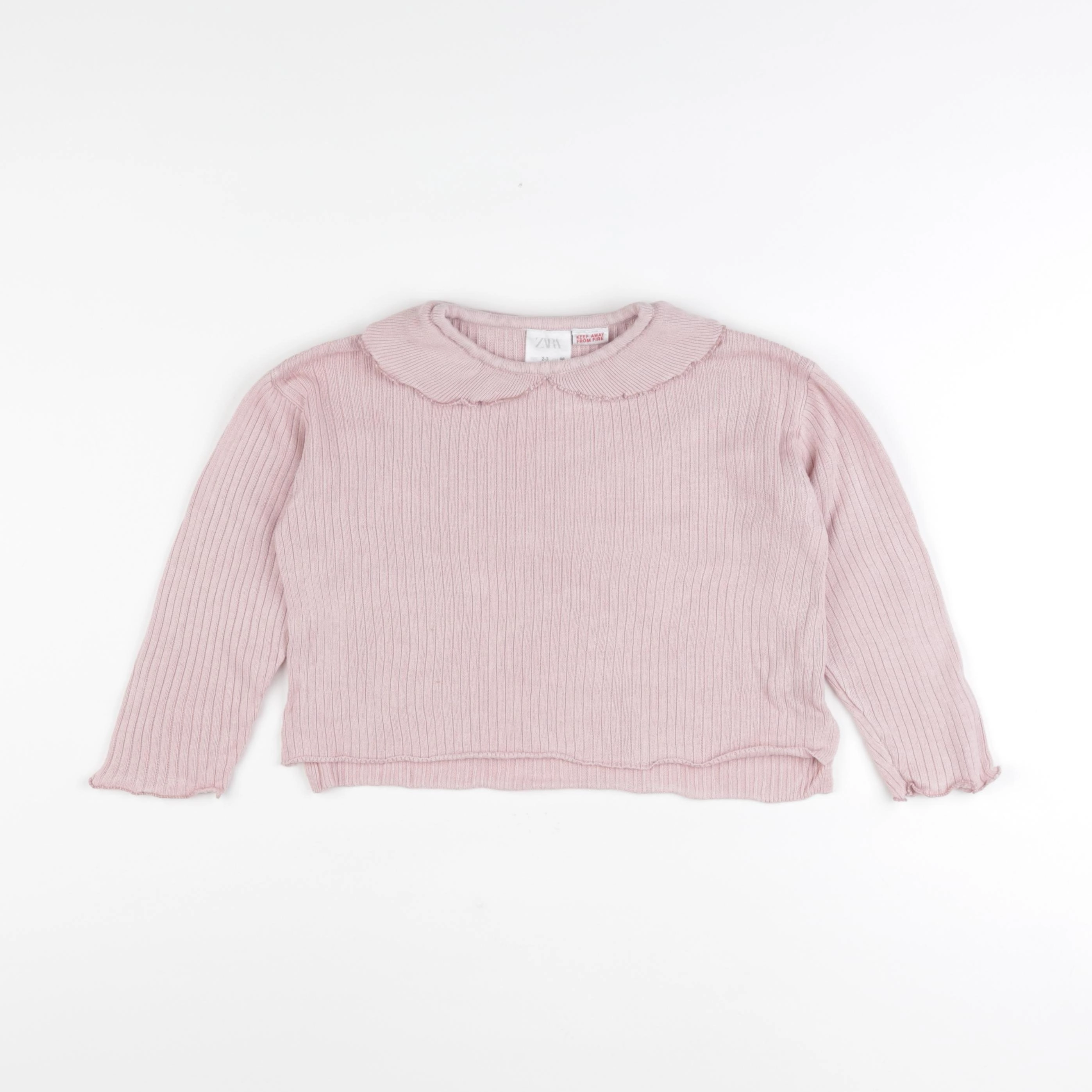 Zara - pull rose - 2/3 ans