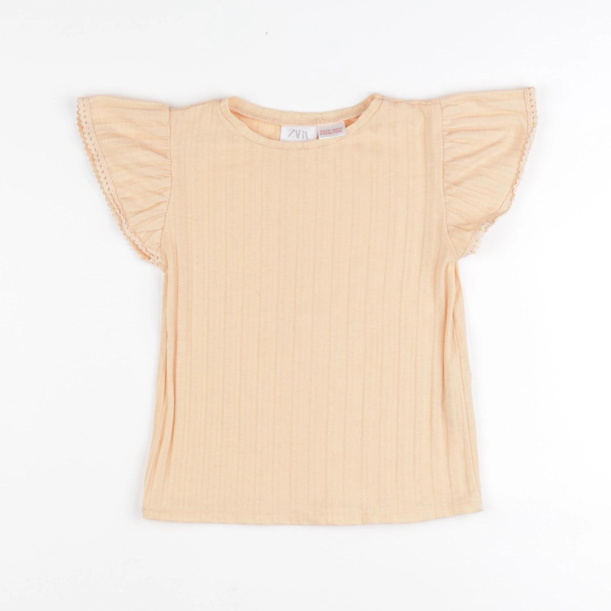 Zara - tee-shirt orange - 3/4 ans