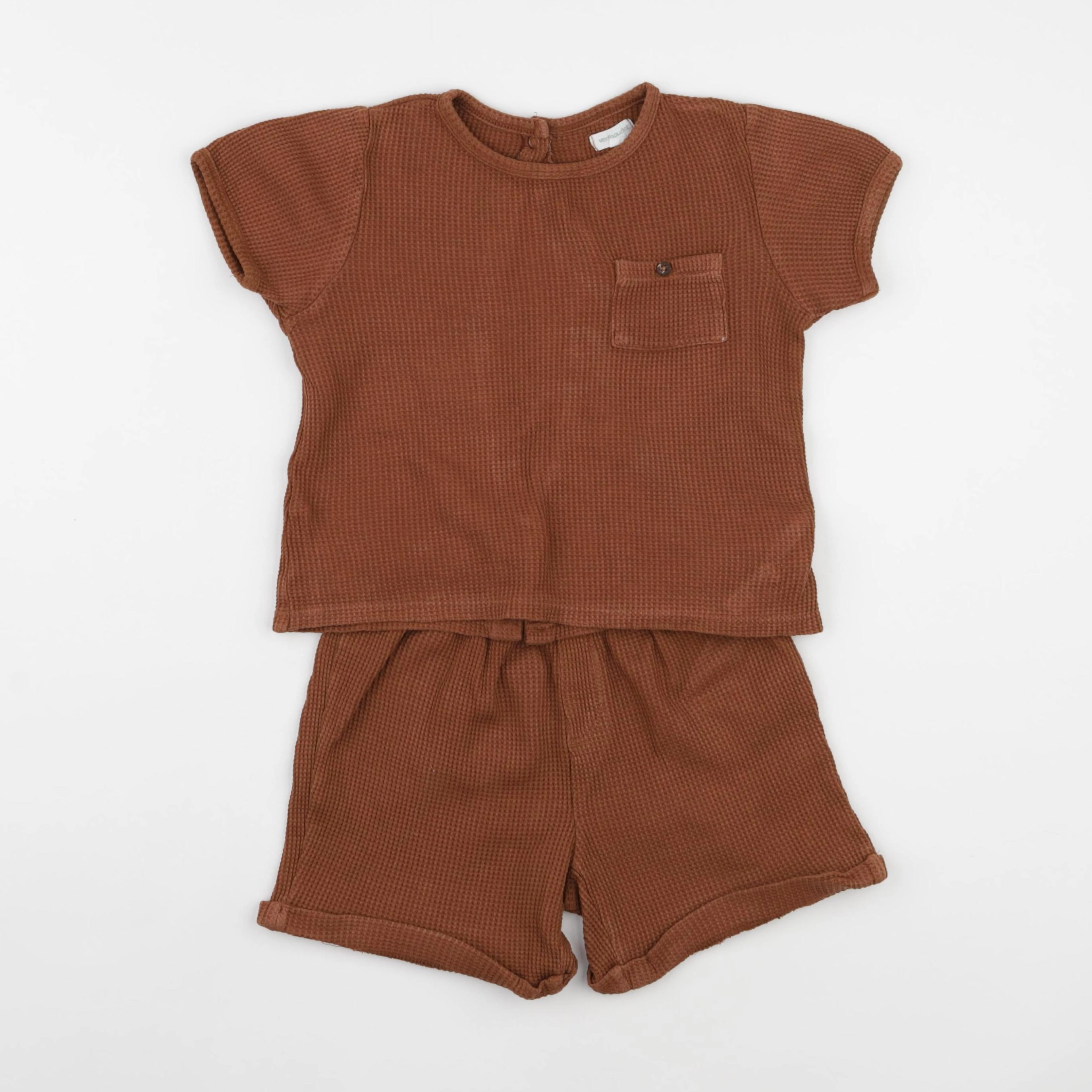 Vertbaudet - ensemble marron - 36 mois