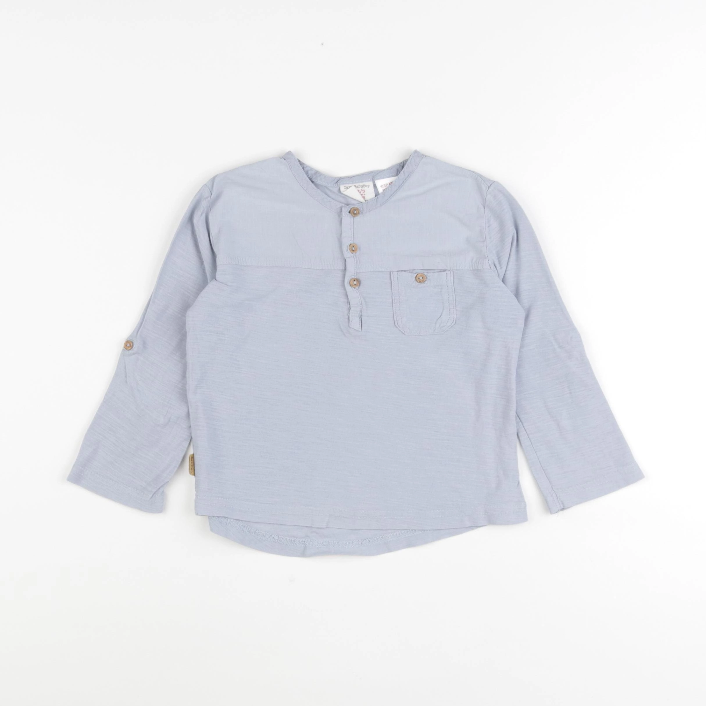 Zara - tee-shirt bleu - 2/3 ans