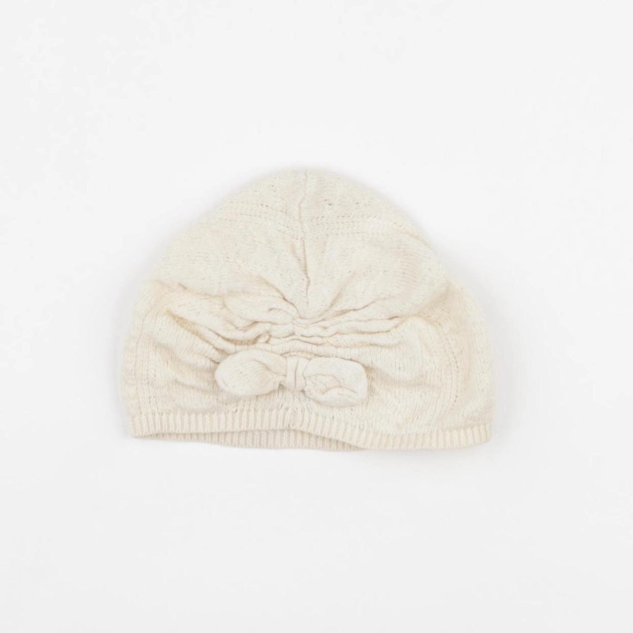 Vertbaudet - bonnet beige - 3/9 mois