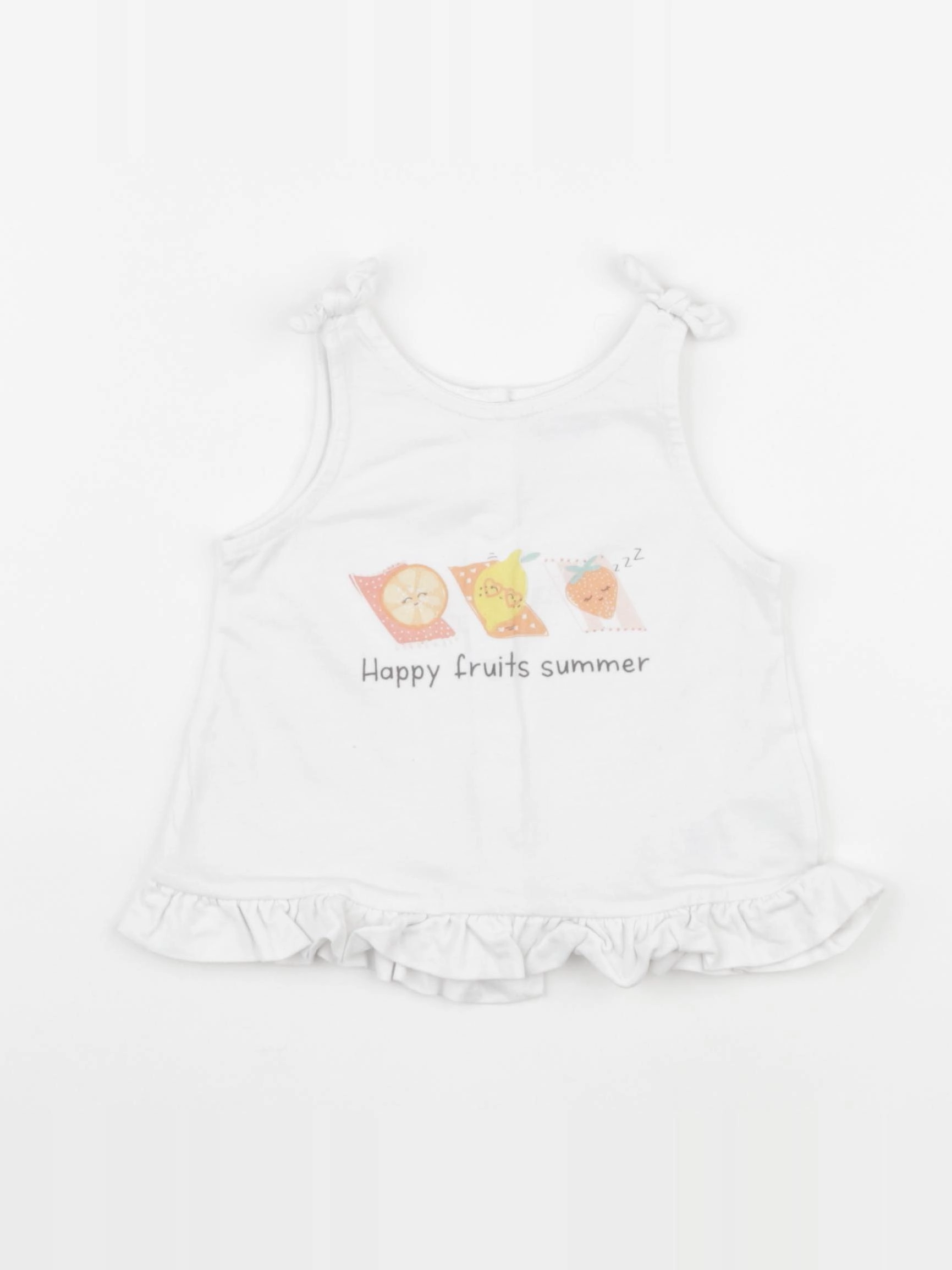 Vertbaudet - tee-shirt blanc - 18 mois