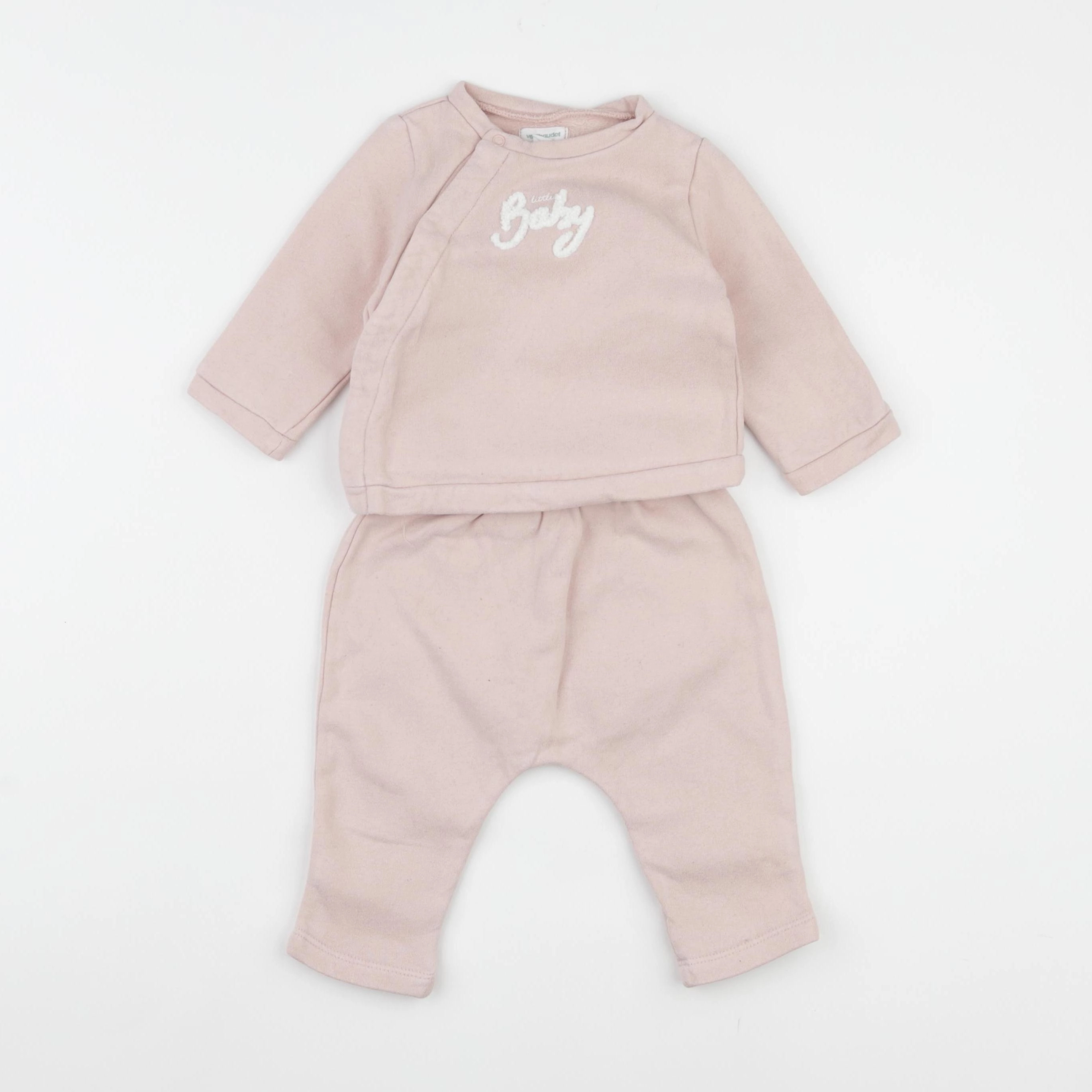 Vertbaudet - ensemble rose - 3 mois