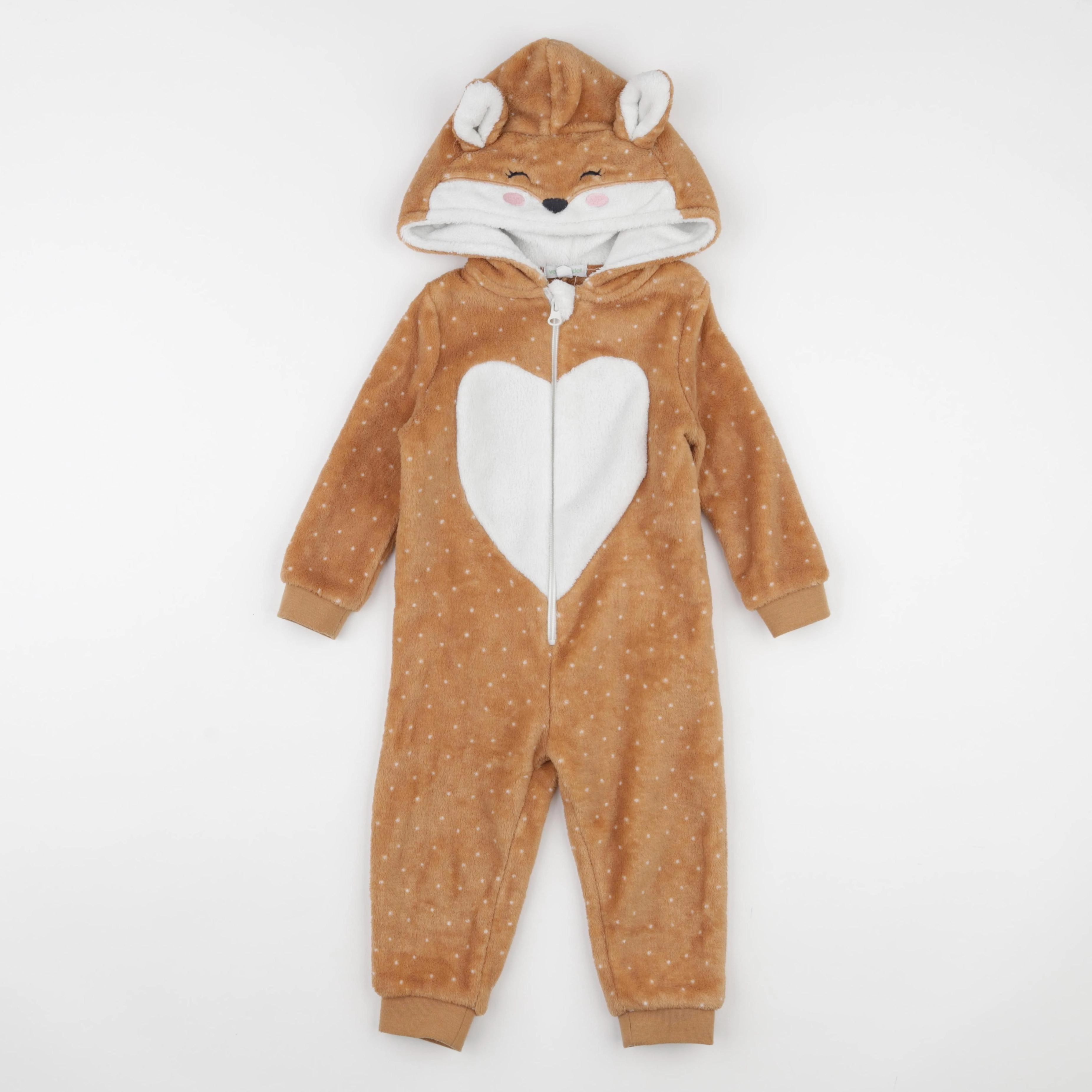 Vertbaudet - sur-pyjama marron - 2 ans