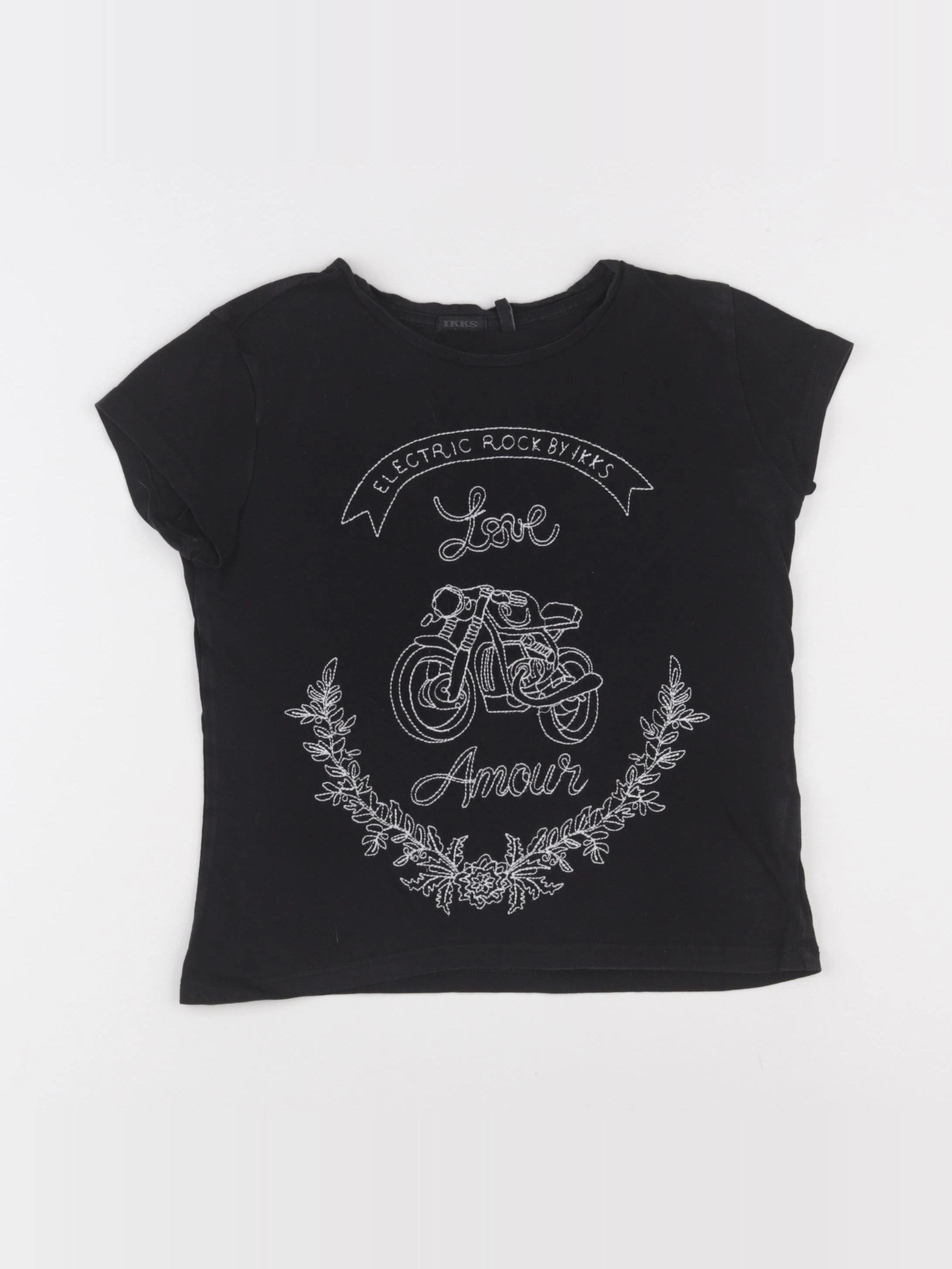 IKKS - tee-shirt noir - 10 ans