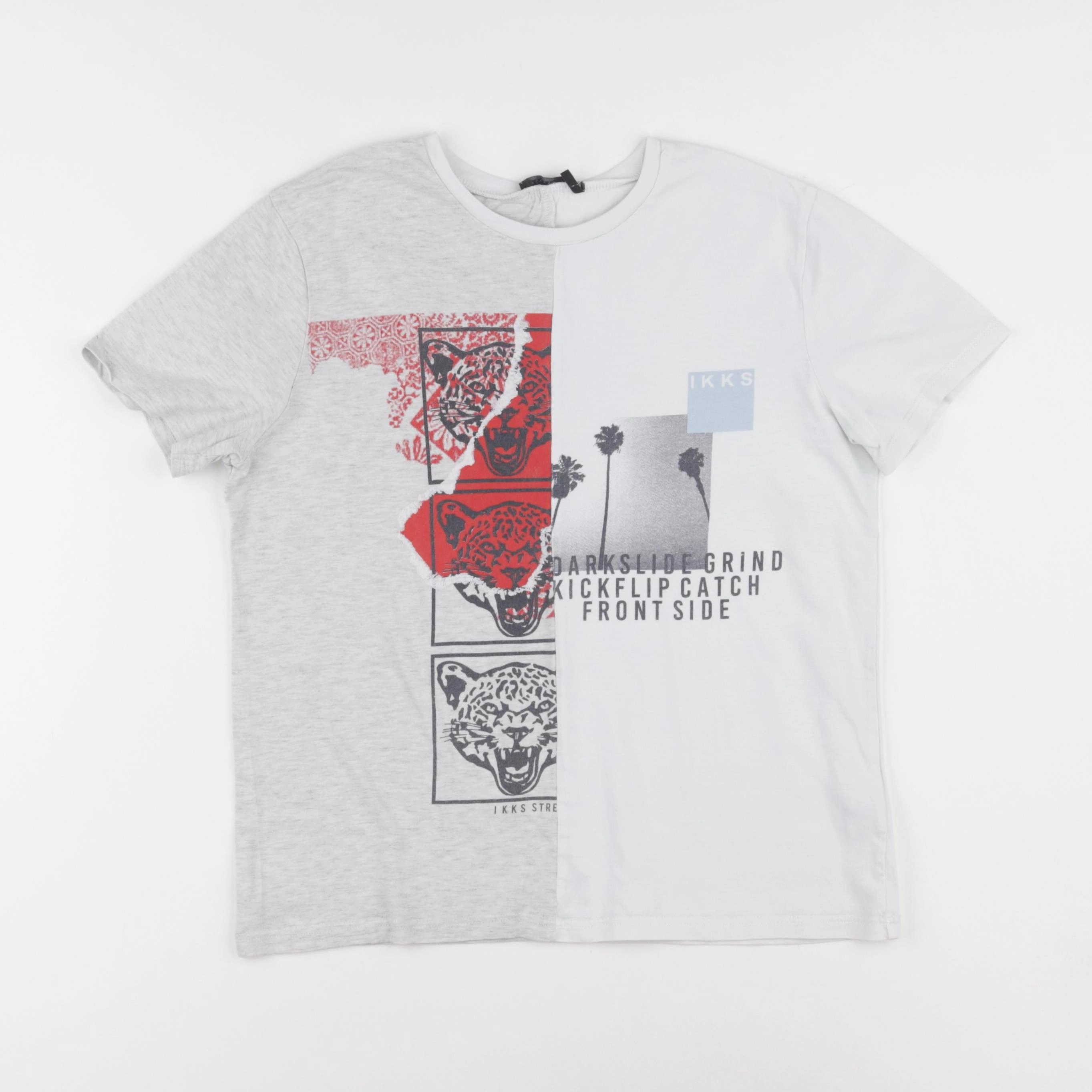 IKKS - tee-shirt gris - 12 ans
