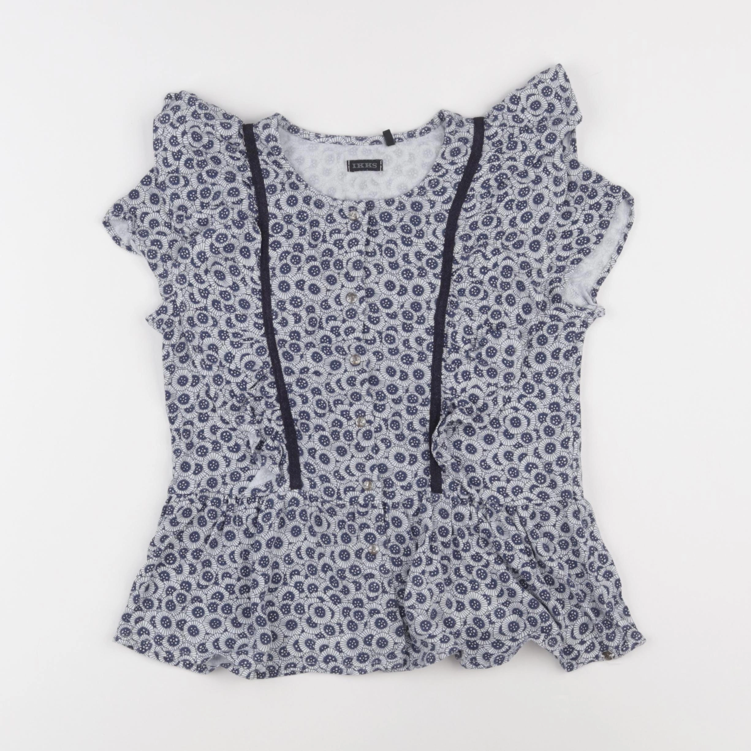 IKKS - blouse bleu - 10 ans