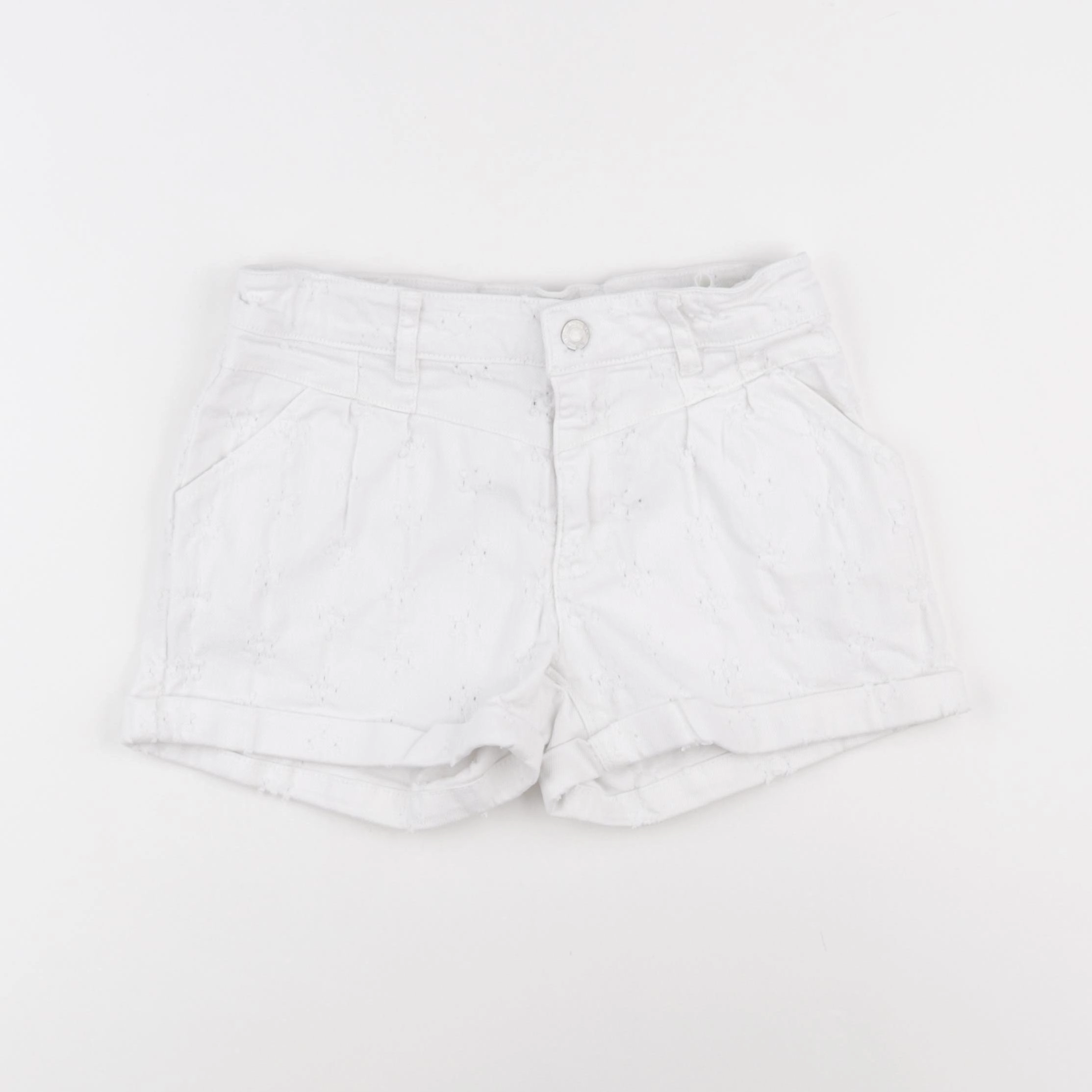 IKKS - short blanc - 10 ans