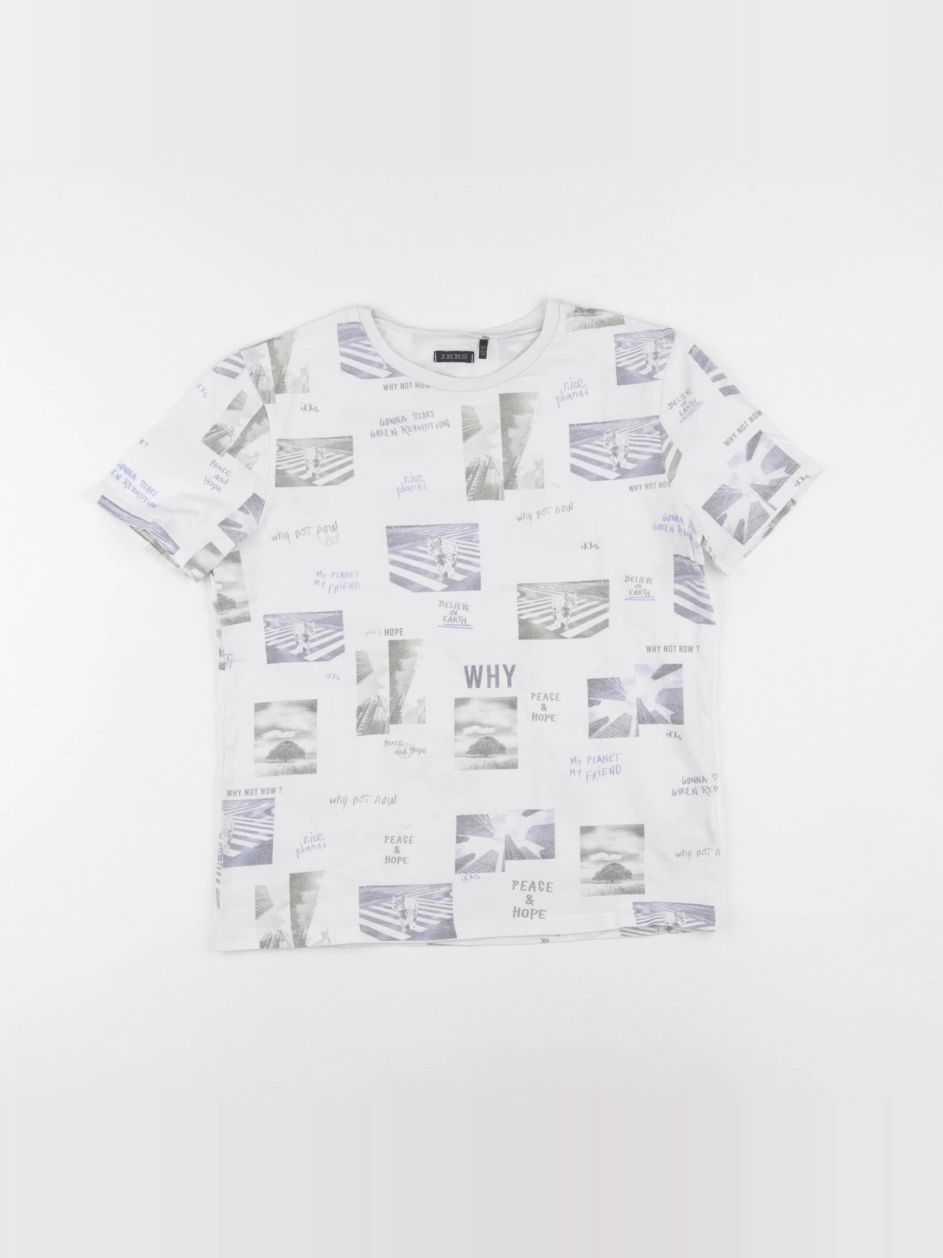 IKKS - tee-shirt blanc - 12 ans