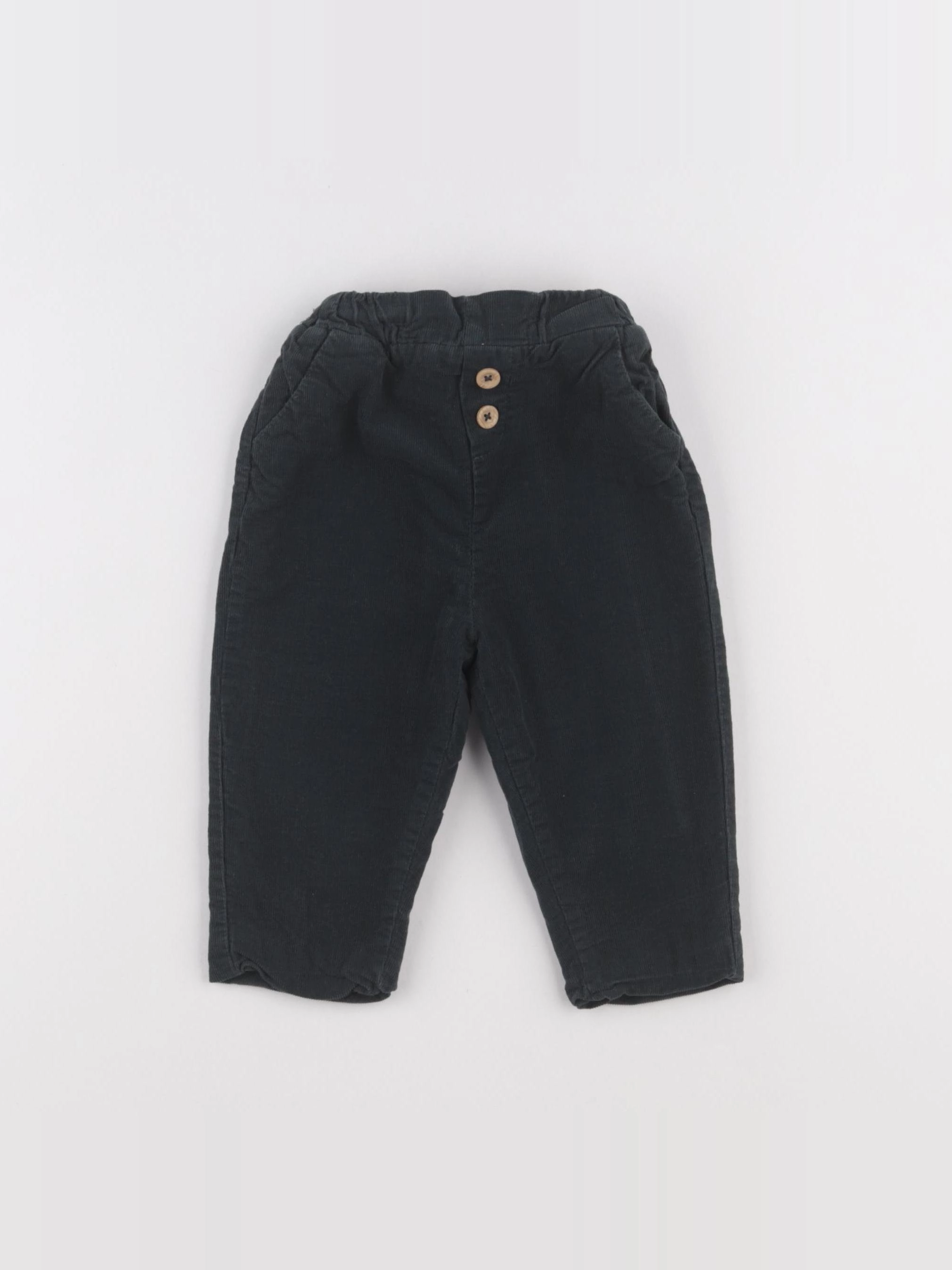 Vertbaudet - pantalon bleu - 9 mois