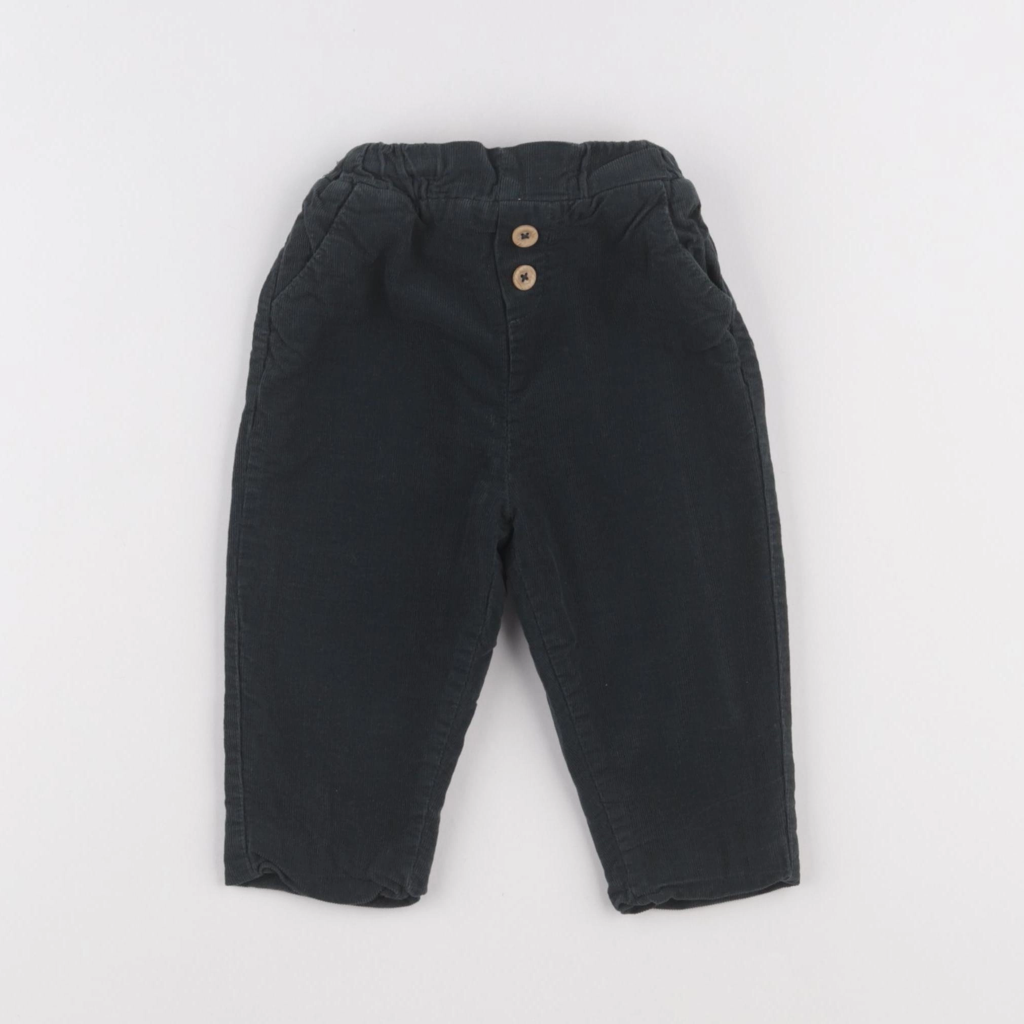 Vertbaudet - pantalon bleu - 9 mois