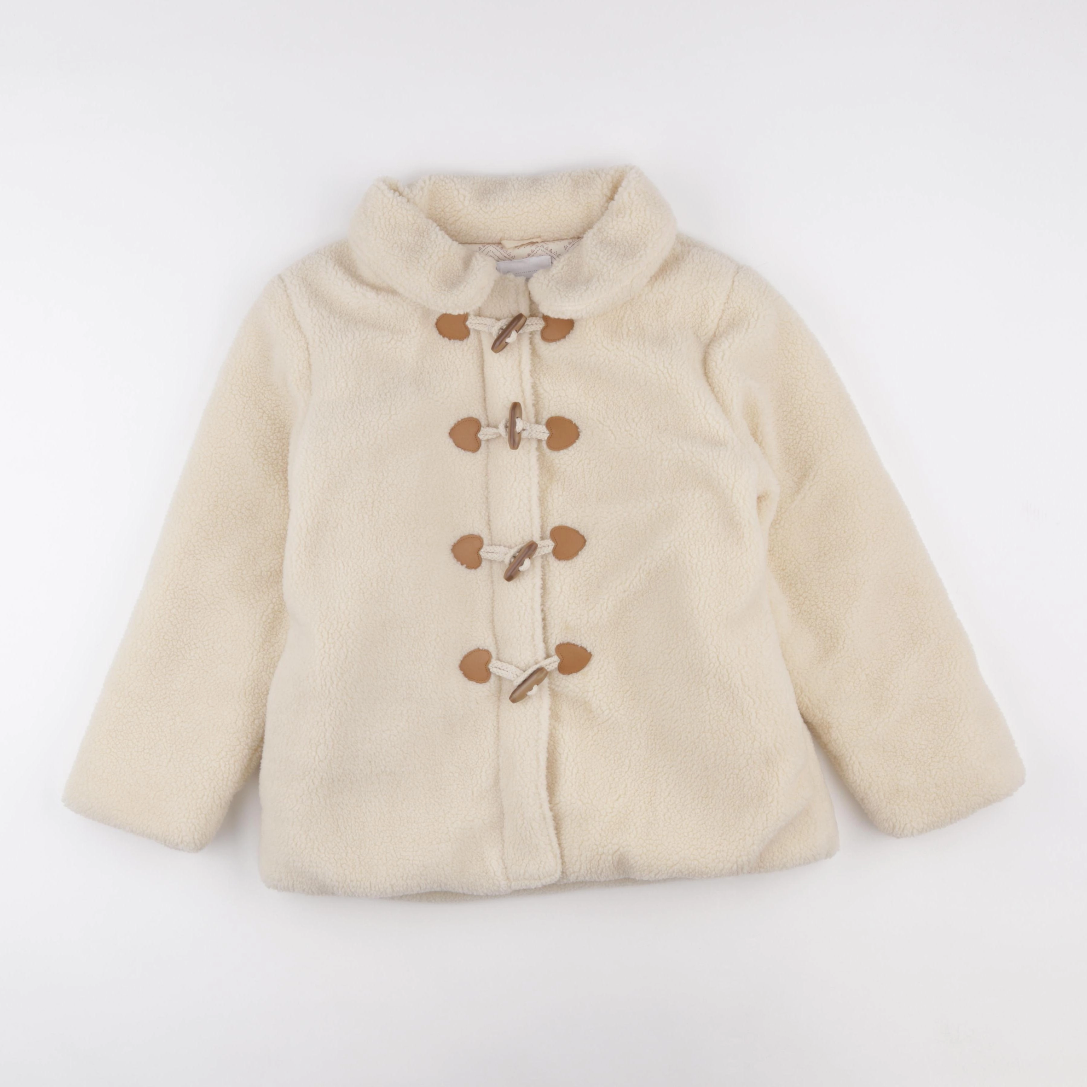 Vertbaudet - manteau beige - 10 ans