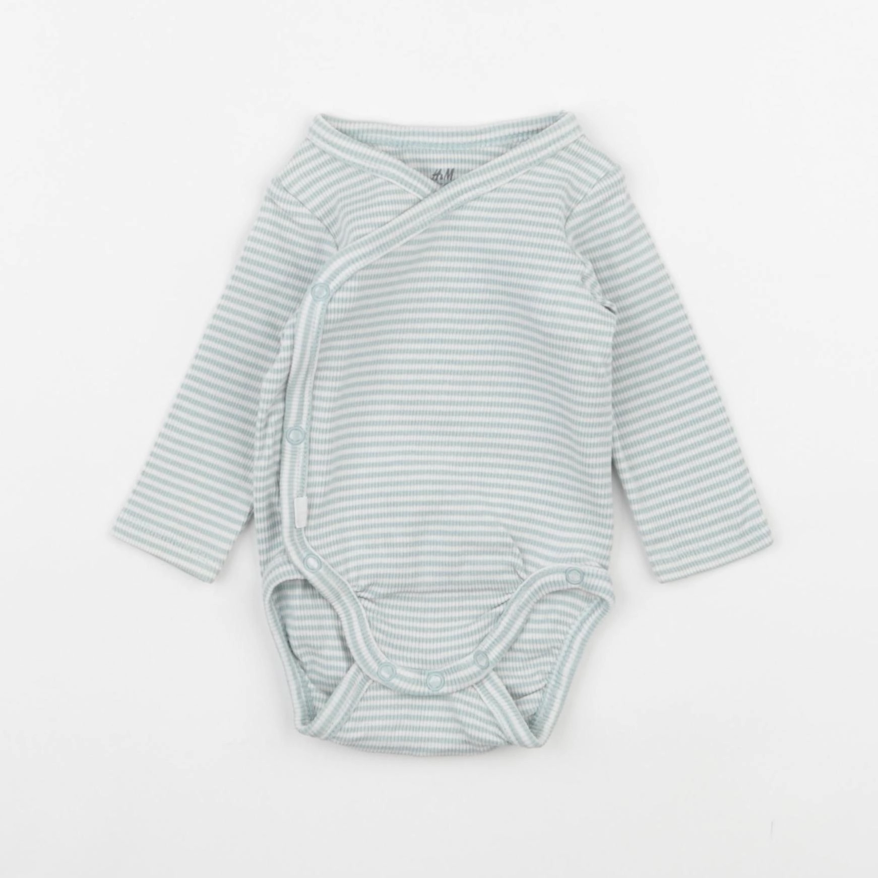 H&M - body bleu - 1 mois