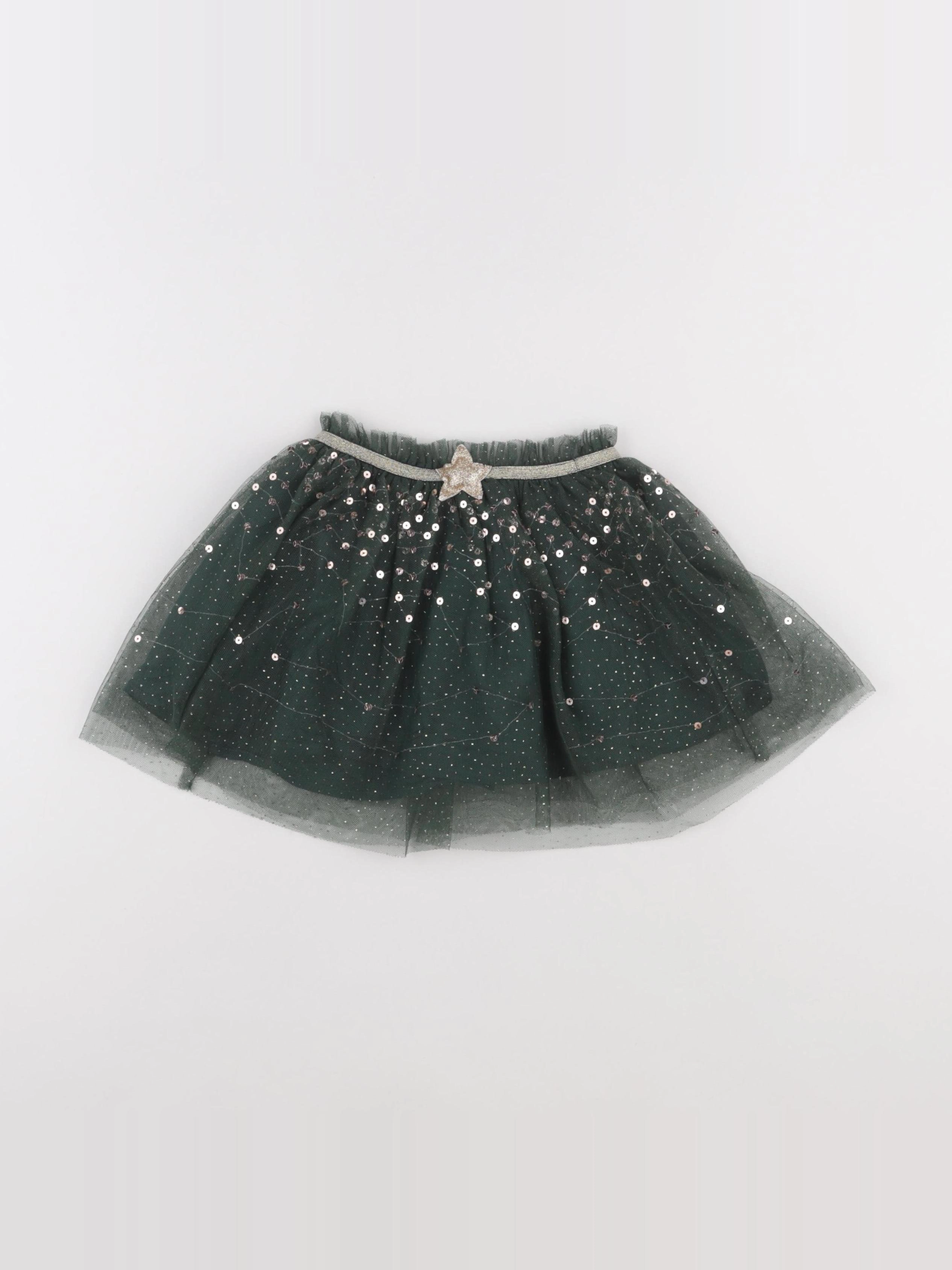 Vertbaudet - jupe vert - 3 ans