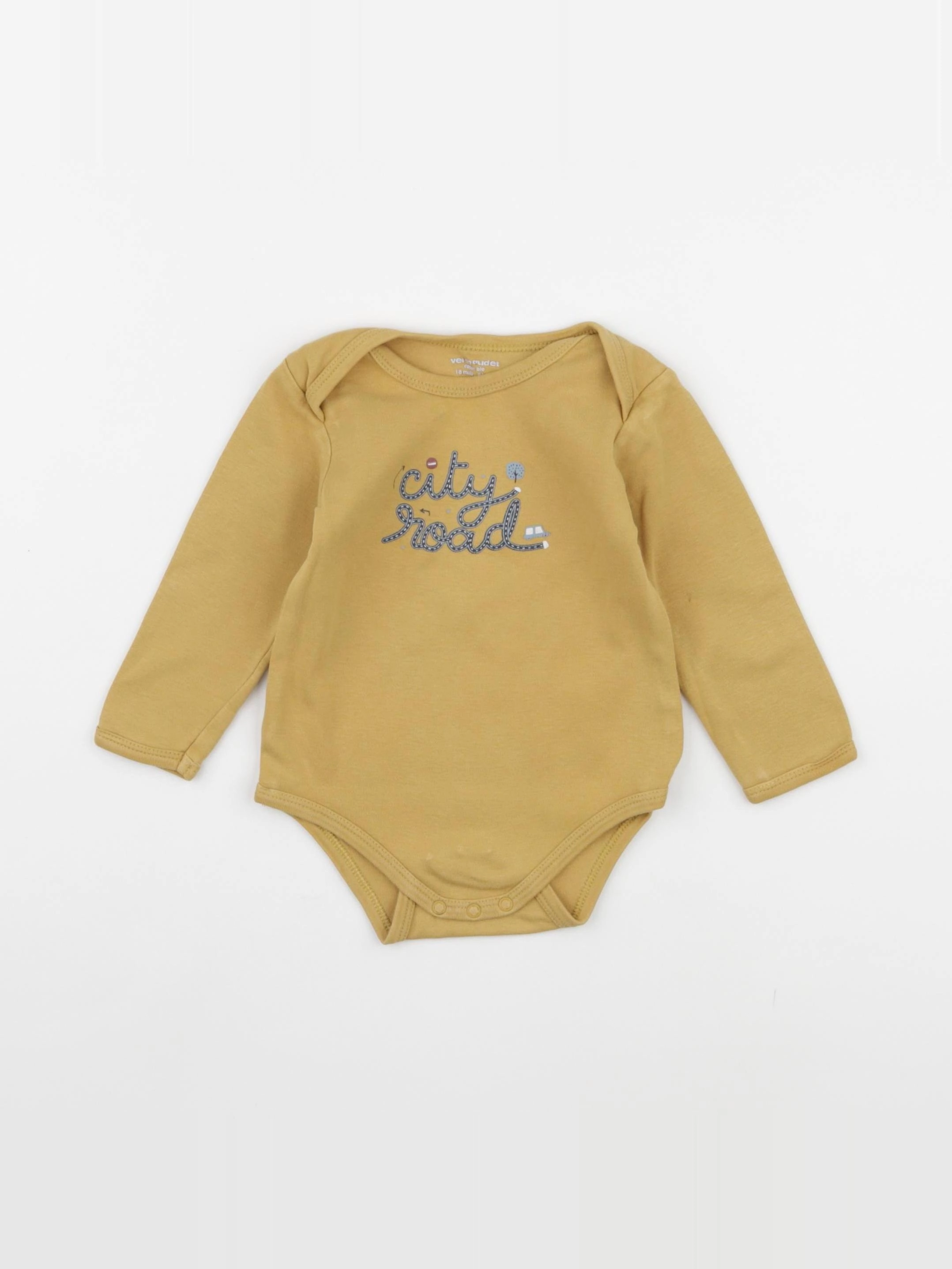 Vertbaudet - body jaune - 18 mois
