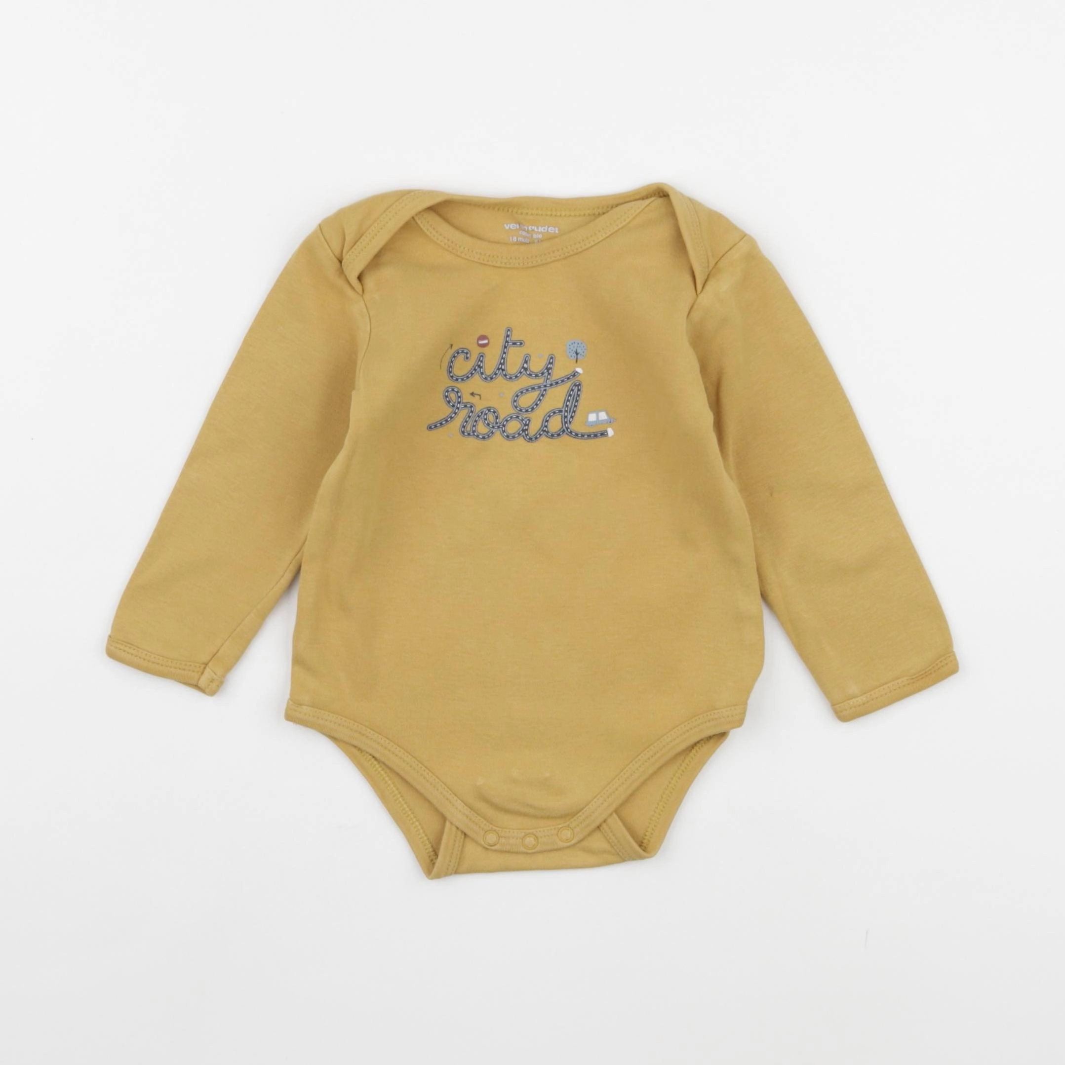 Vertbaudet - body jaune - 18 mois