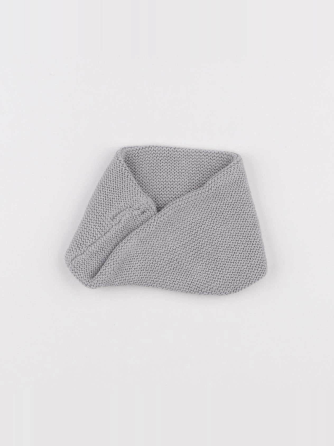 Vertbaudet - tour de cou gris - 3/6 mois