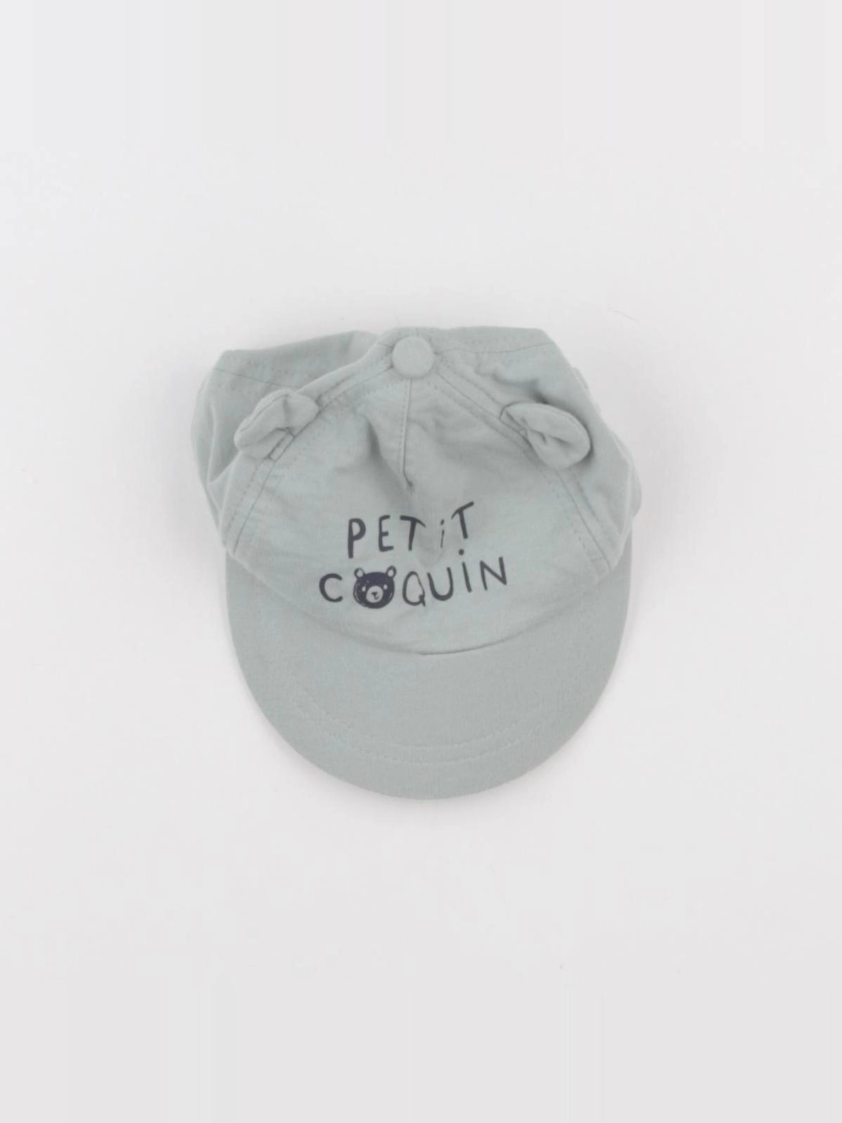 Vertbaudet - chapeau bleu - 3/6 mois