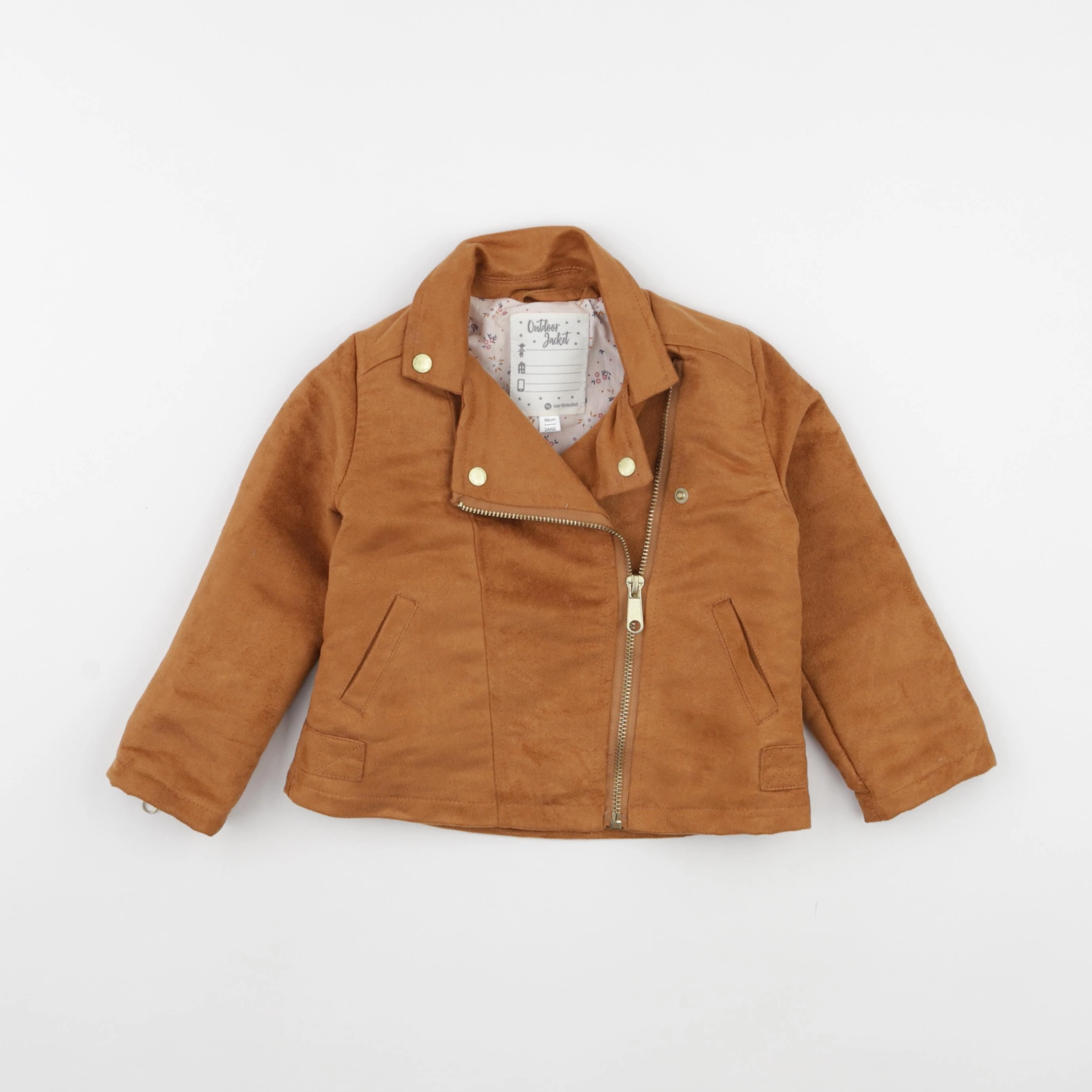 Vertbaudet - veste marron - 2 ans