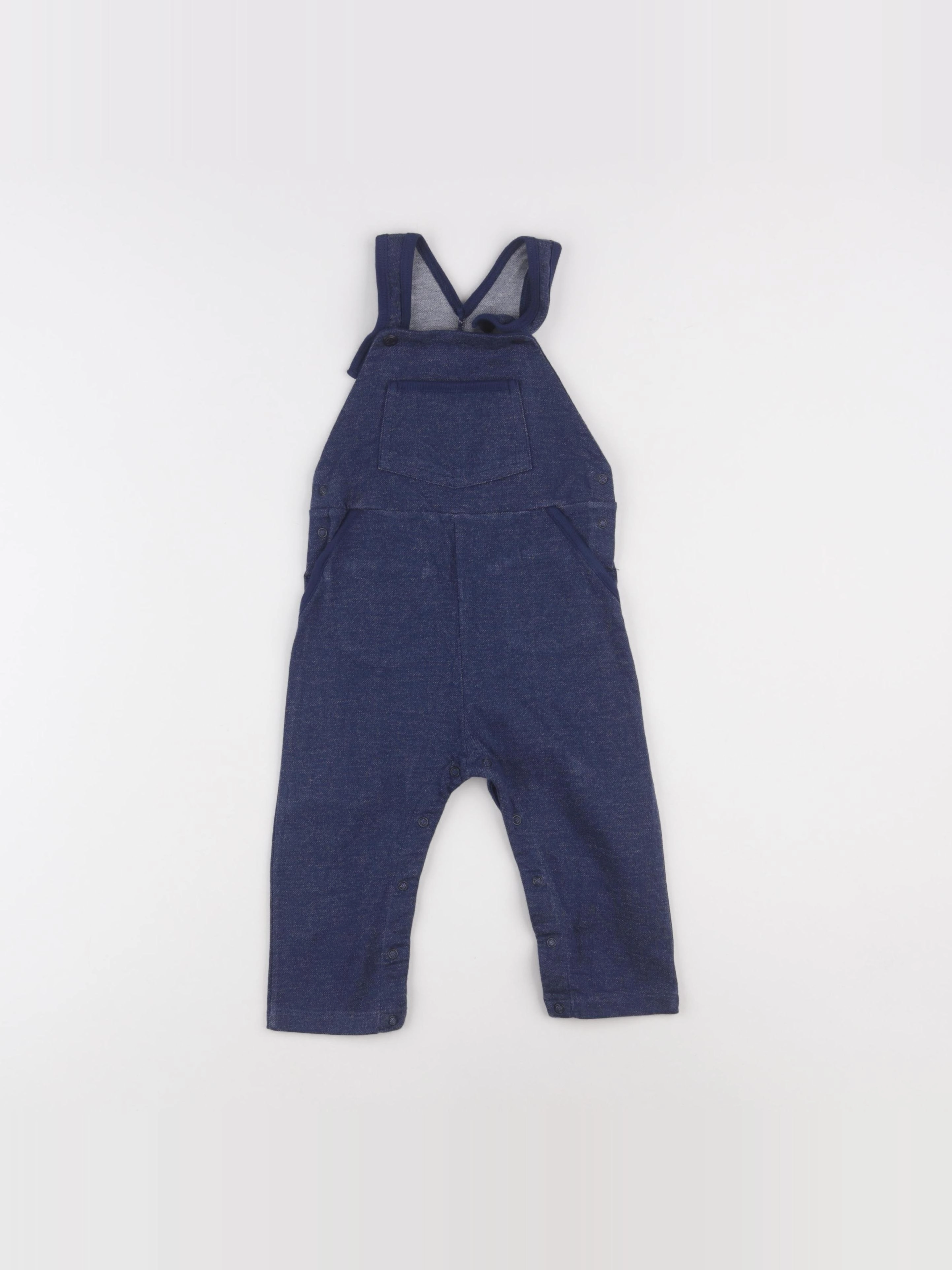 Petit Bateau - salopette bleu - 18 mois