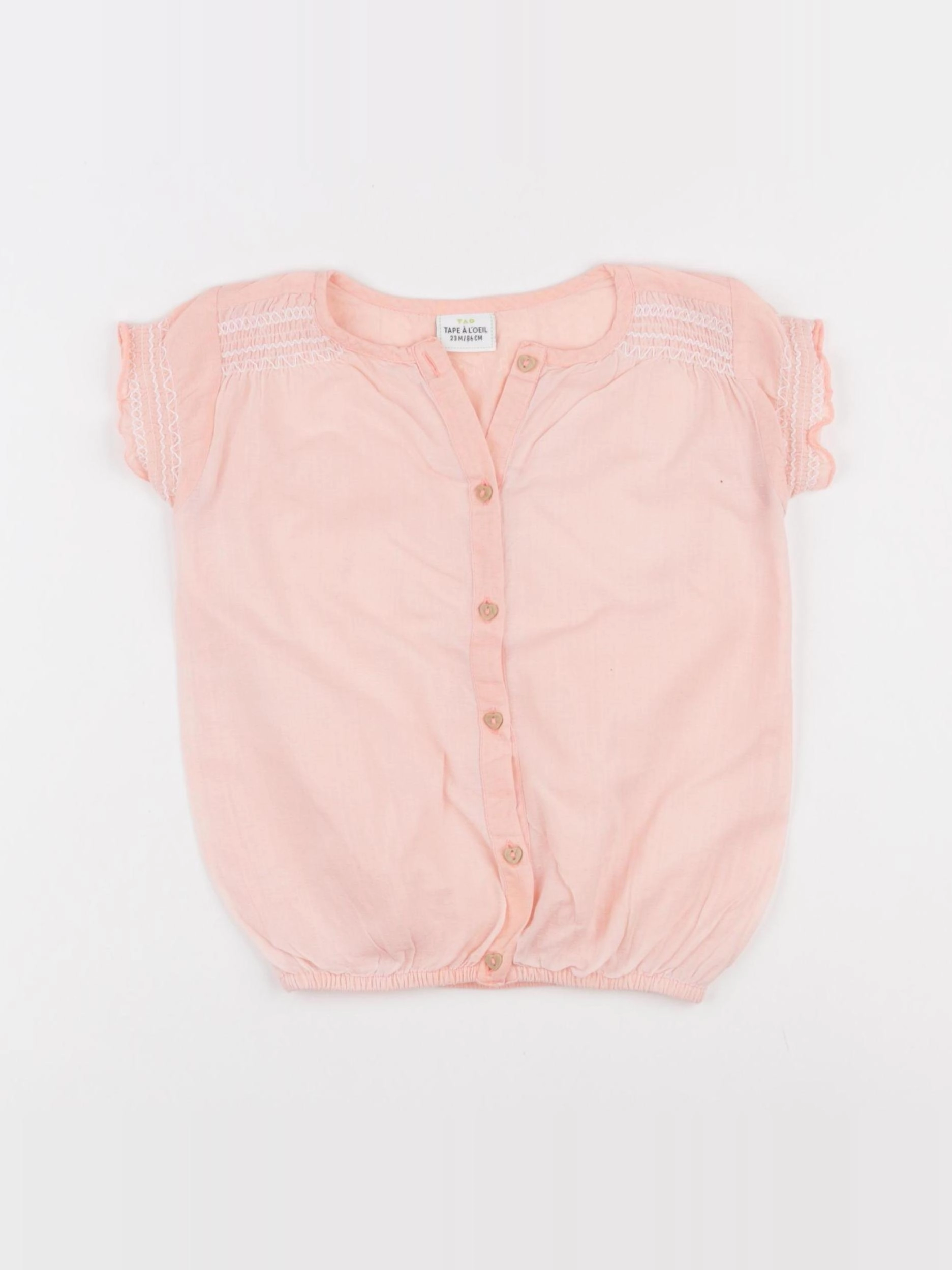 Tape à l'oeil - blouse rose - 24 mois