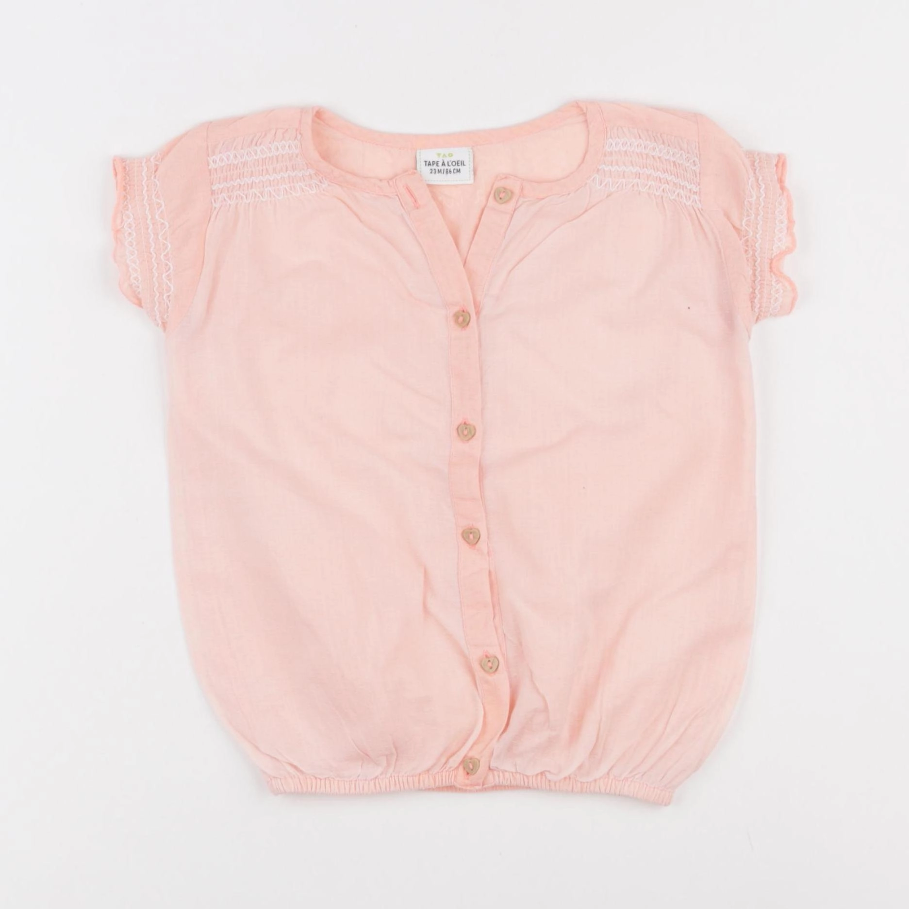 Tape à l'oeil - blouse rose - 24 mois