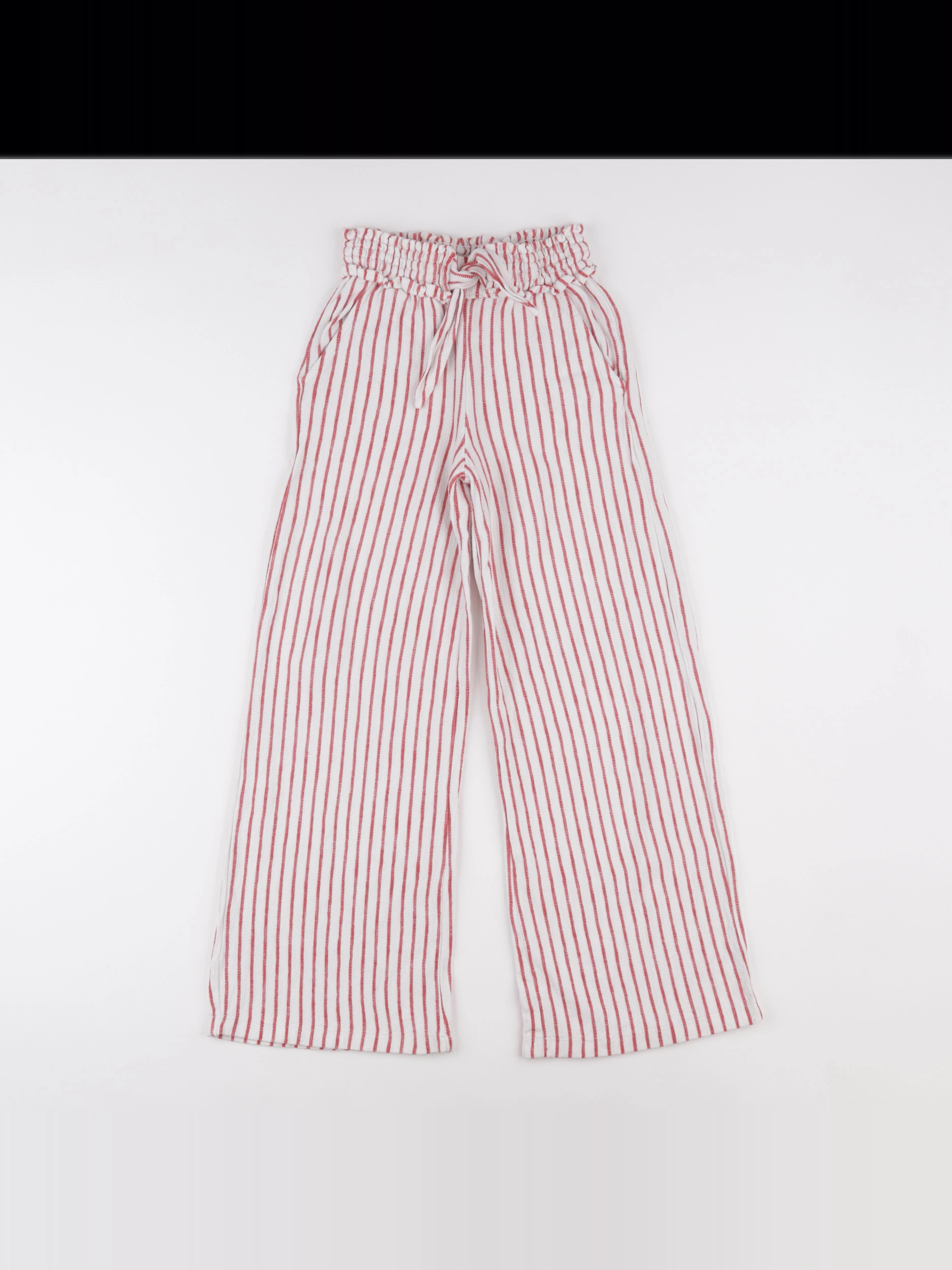 Vertbaudet - pantalon rouge - 9 ans