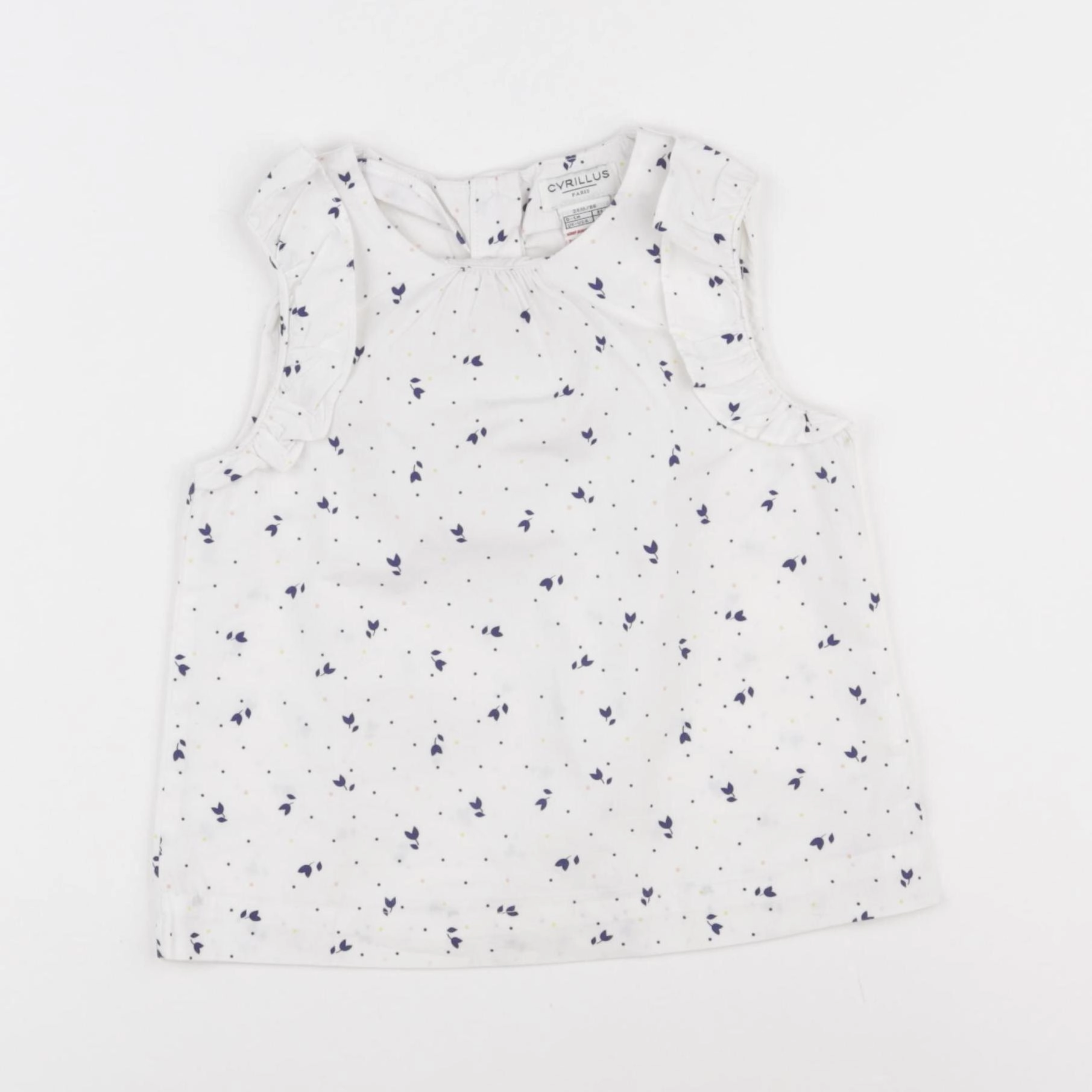 Cyrillus - blouse blanc - 24 mois