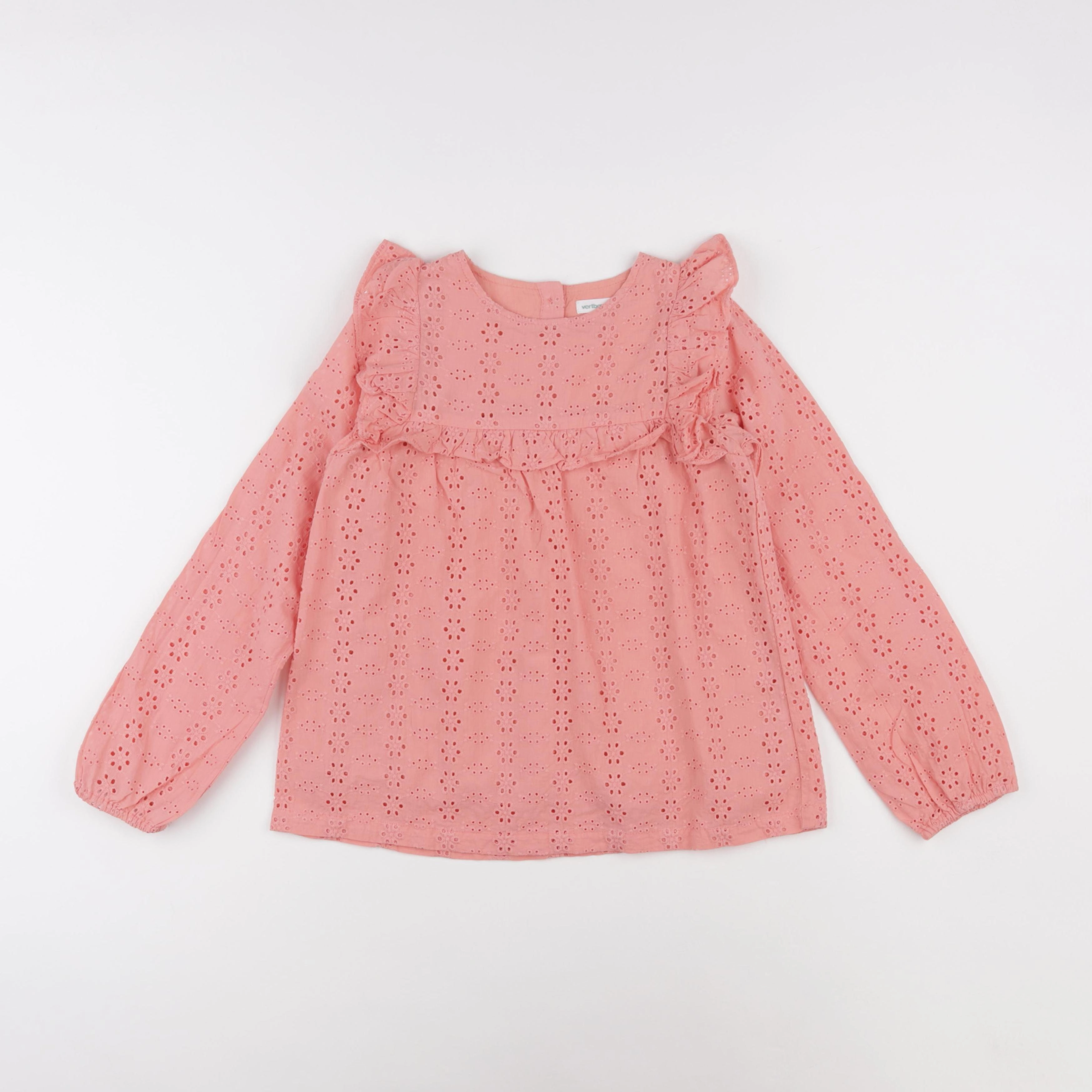 Vertbaudet - blouse orange - 10 ans
