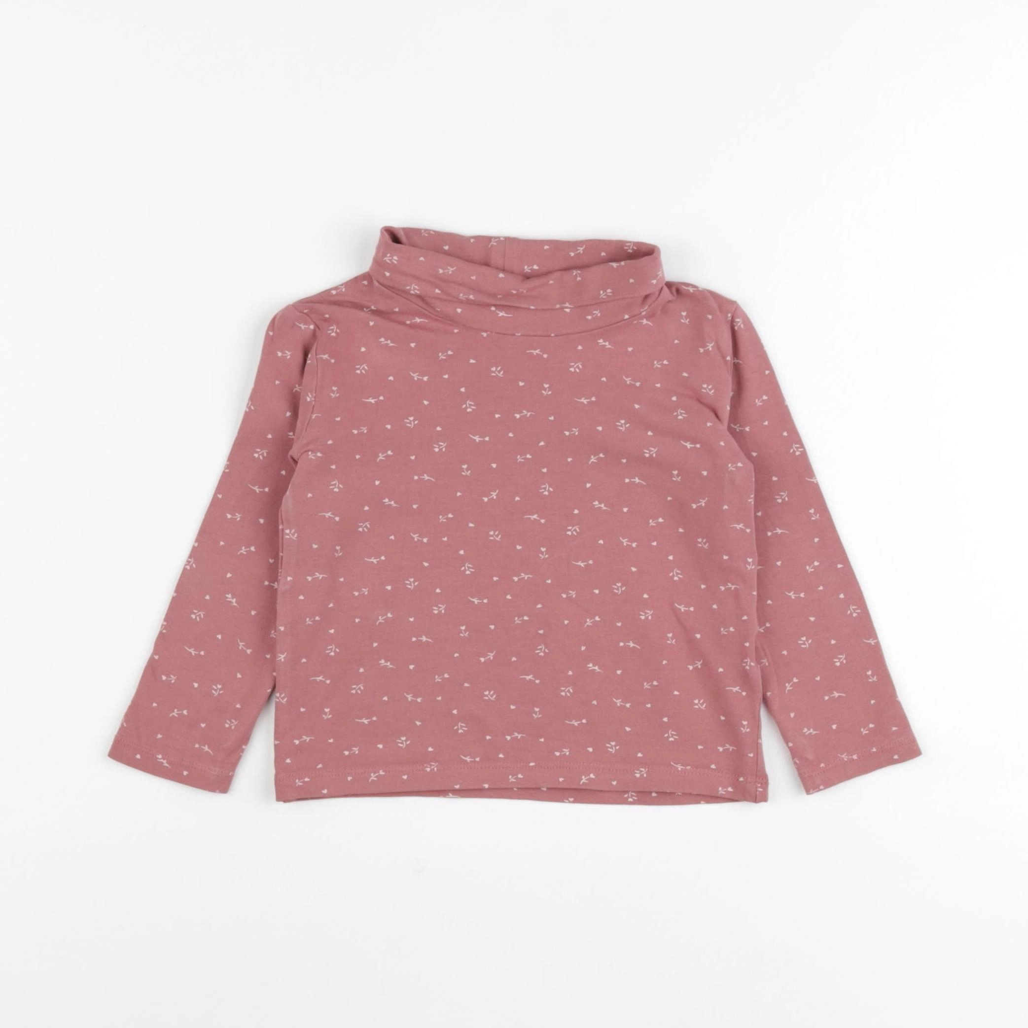 Vertbaudet - sous-pull rose - 2 ans