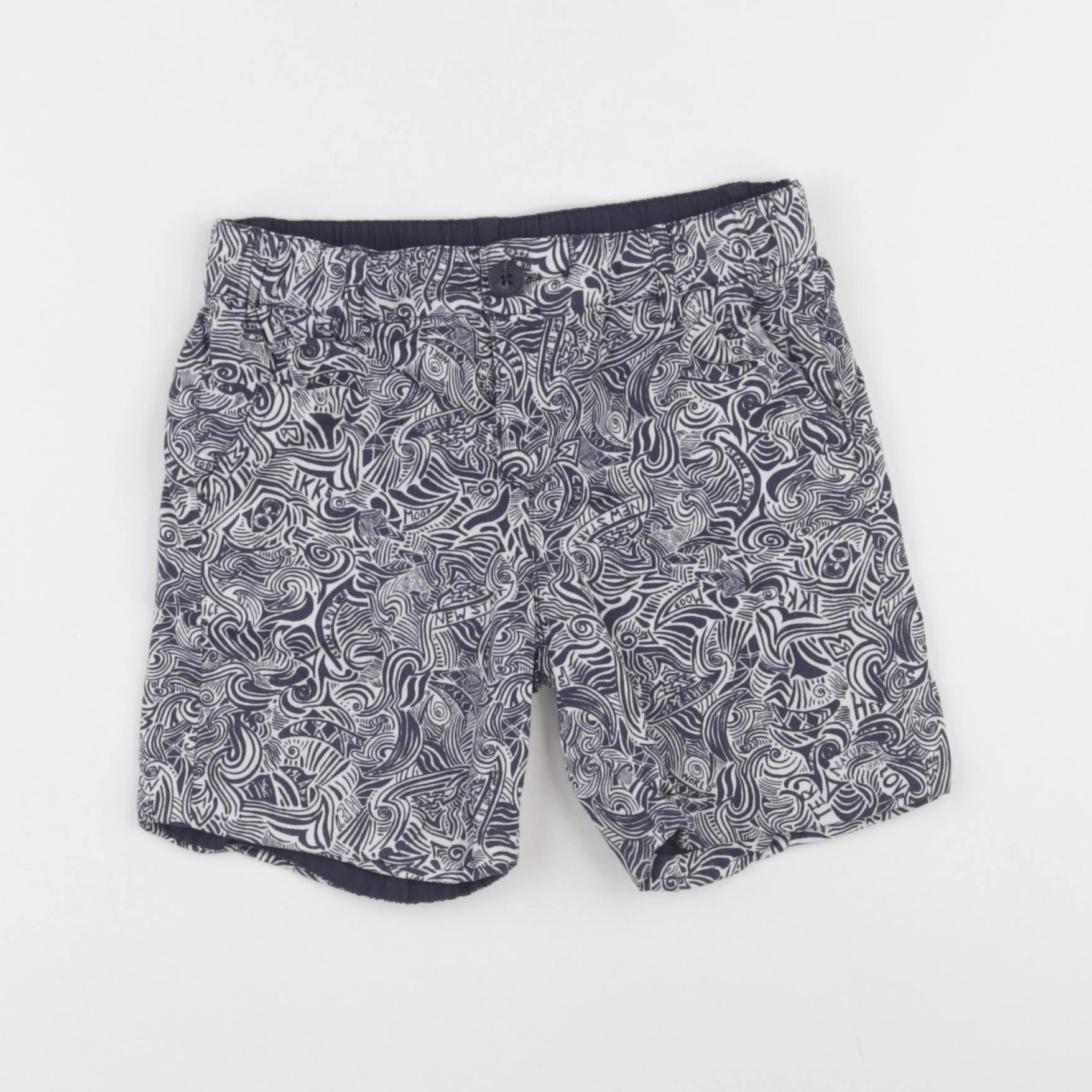 IKKS - short réversible bleu - 3 ans