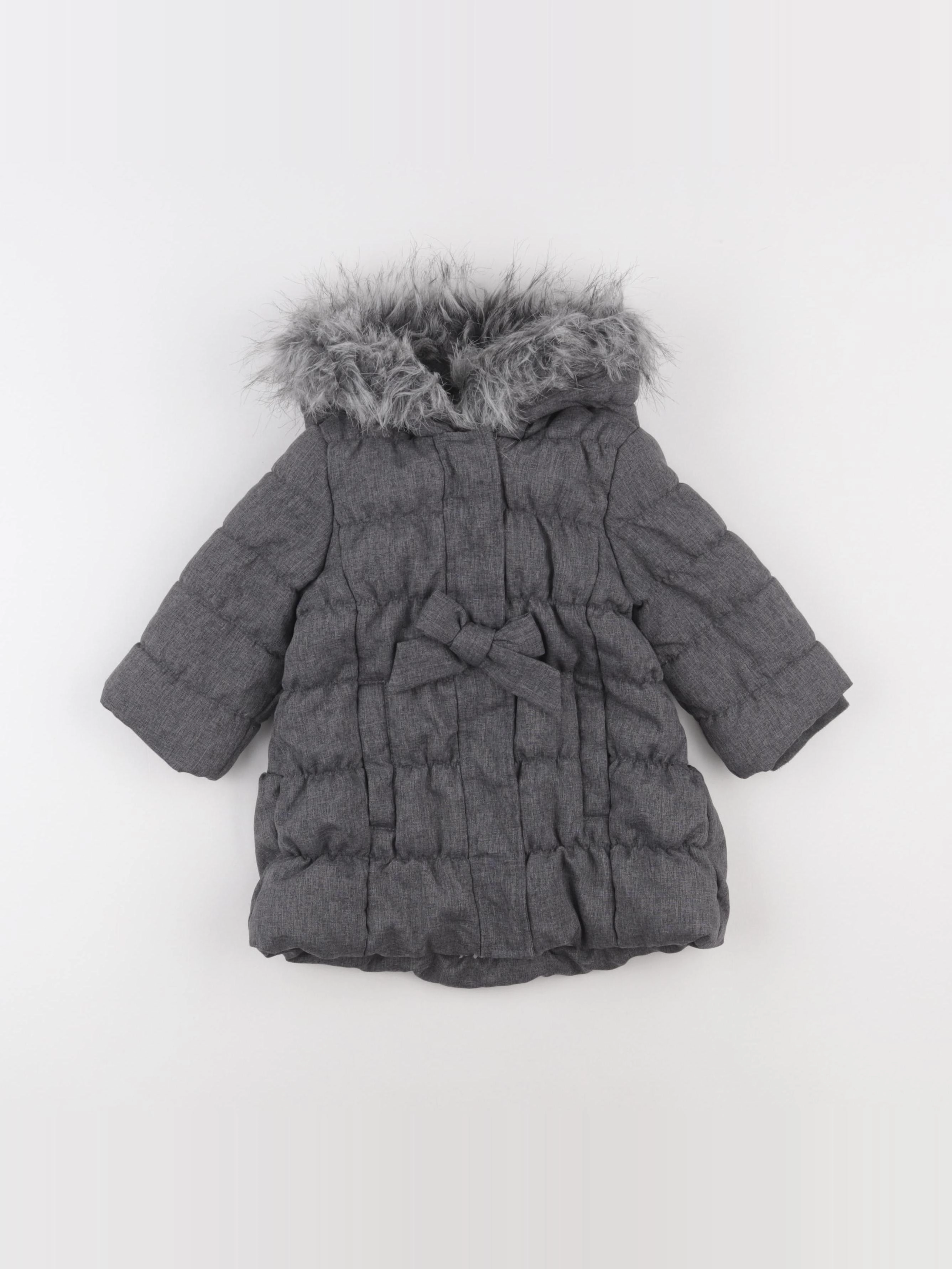 Natalys - parka gris - 12 mois