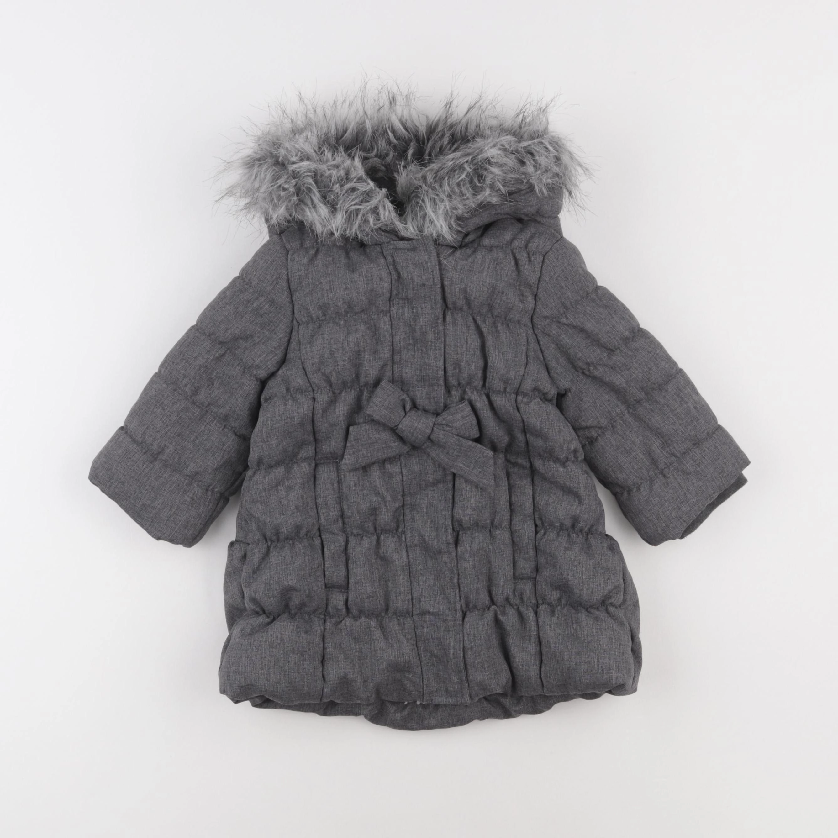 Natalys - parka gris - 12 mois