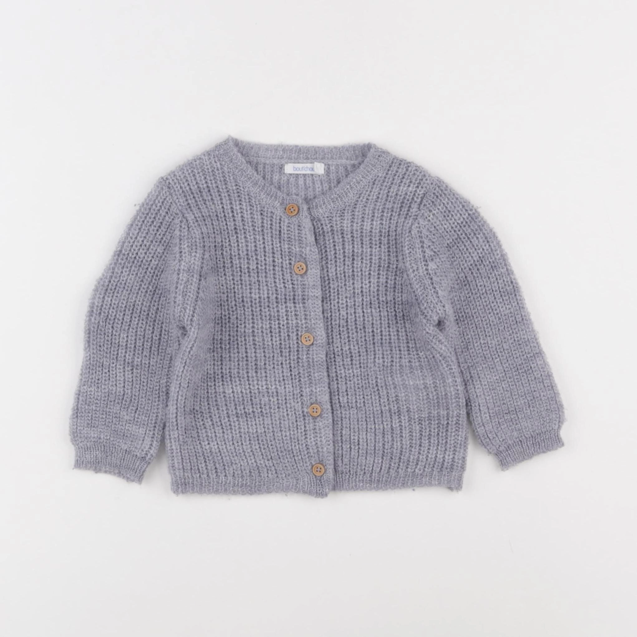 Boutchou - gilet violet - 9 mois