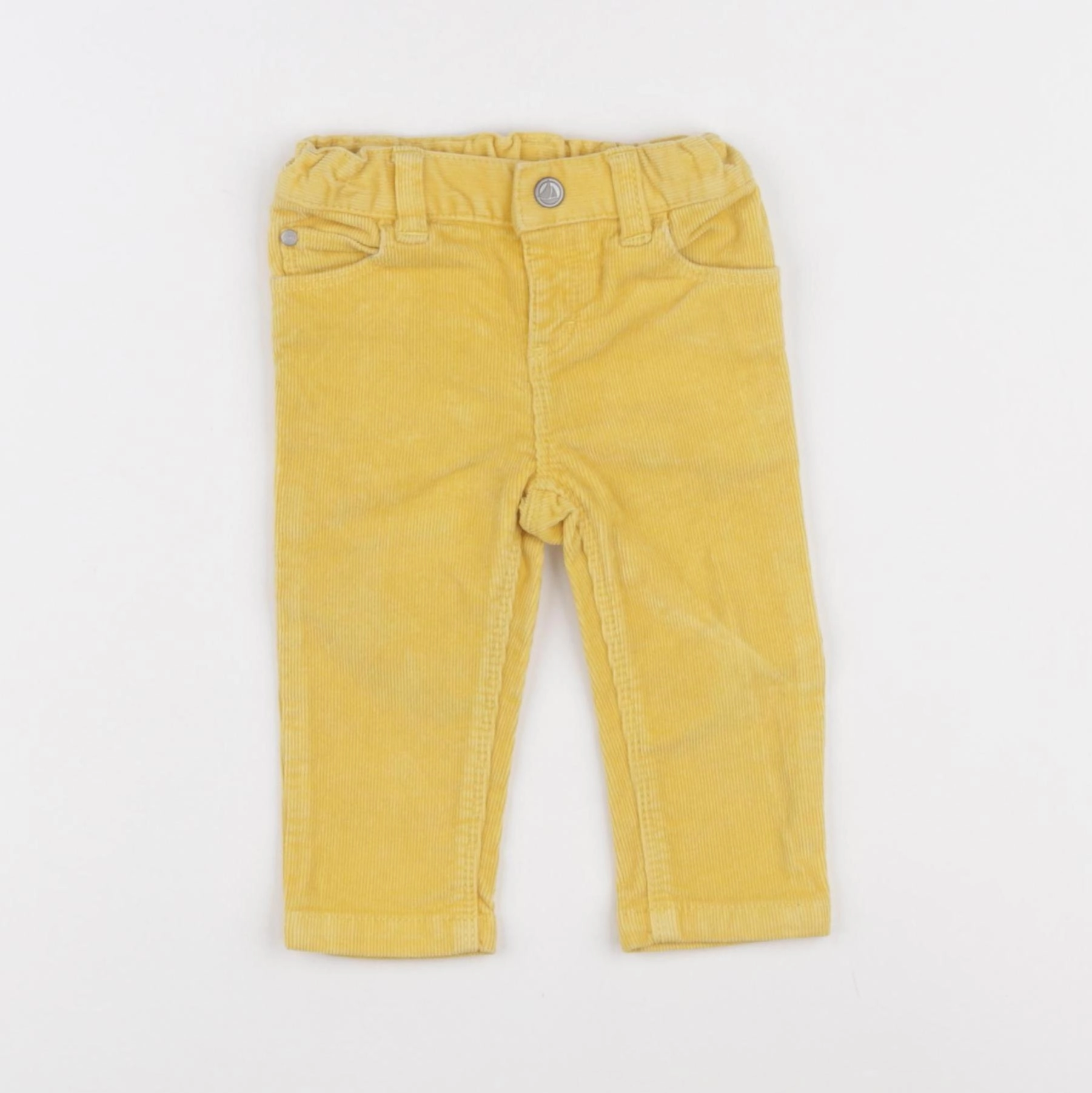 Petit Bateau - pantalon jaune - 6 mois