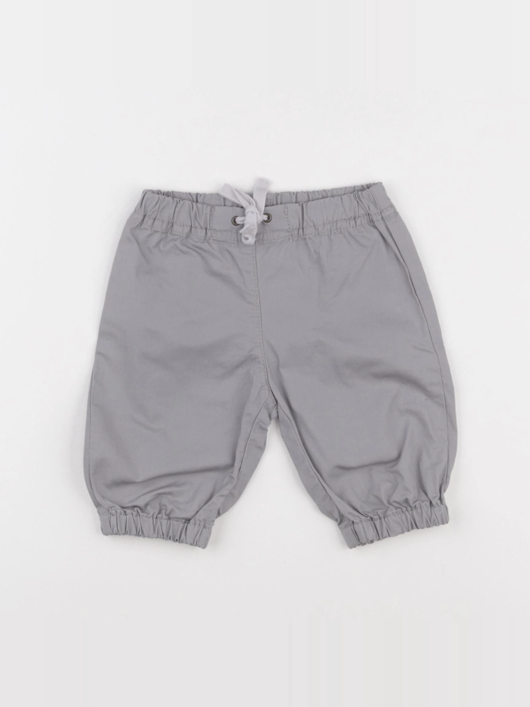 Petit Bateau - pantalon gris - 3 mois
