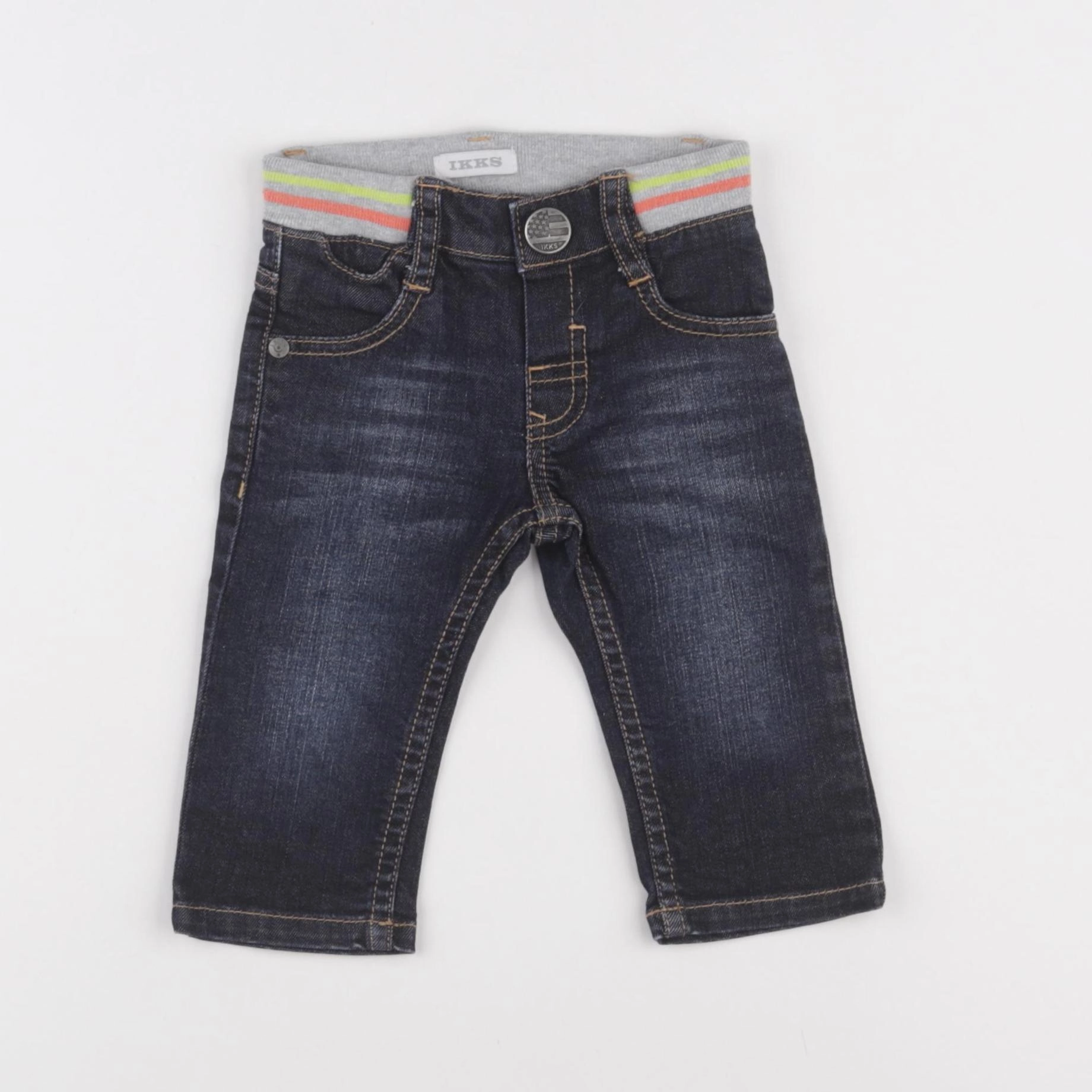 IKKS - jean bleu - 3 mois
